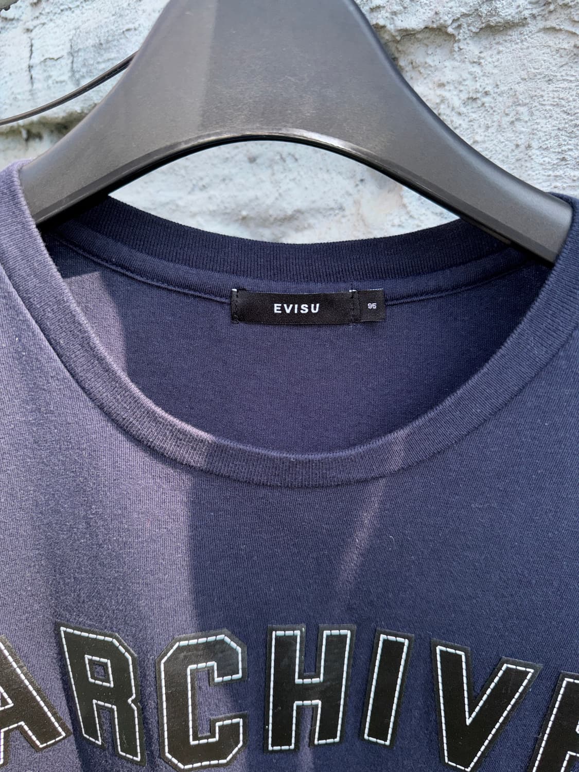 EVISU 에비수 멀티컬러 네이비 반팔티셔츠(95) 상품이미지2