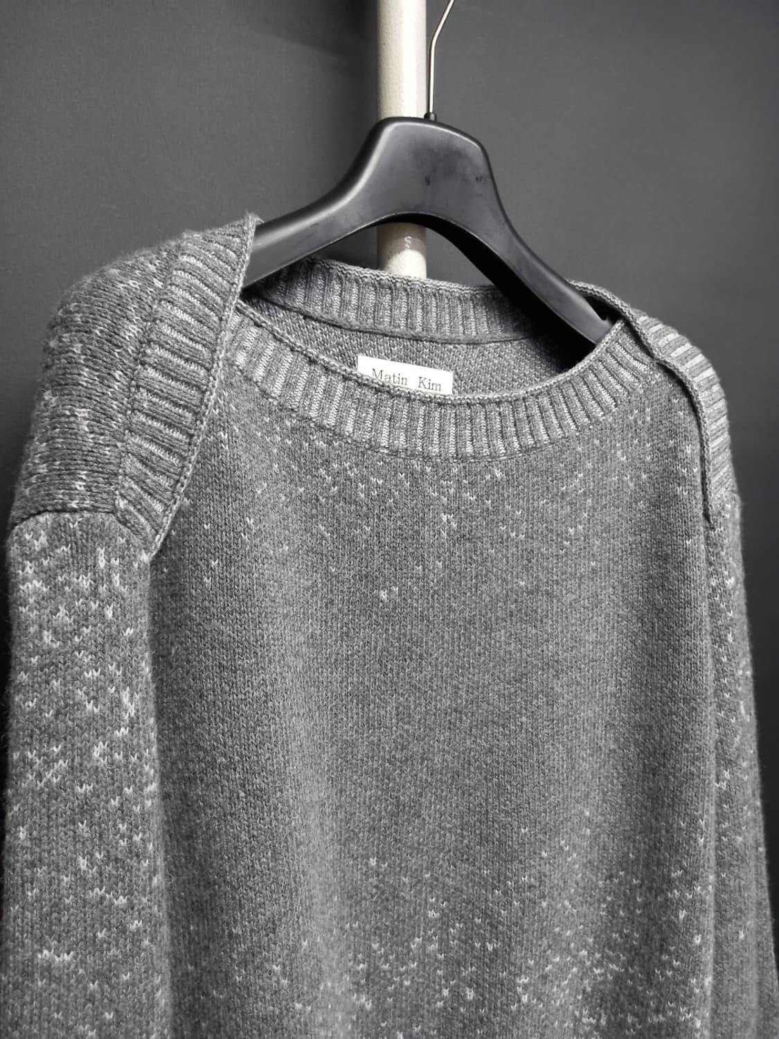 새 마뗑킴 춘추동 울블랜 풀오버 니트 55 상품이미지4