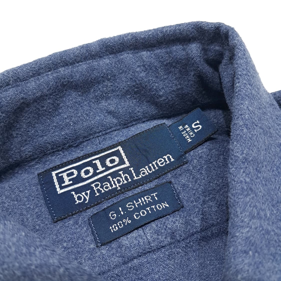 CL057 S 폴로 랄프로렌 90s G.I. SHIRT 헤비 코튼 플란 상품이미지3