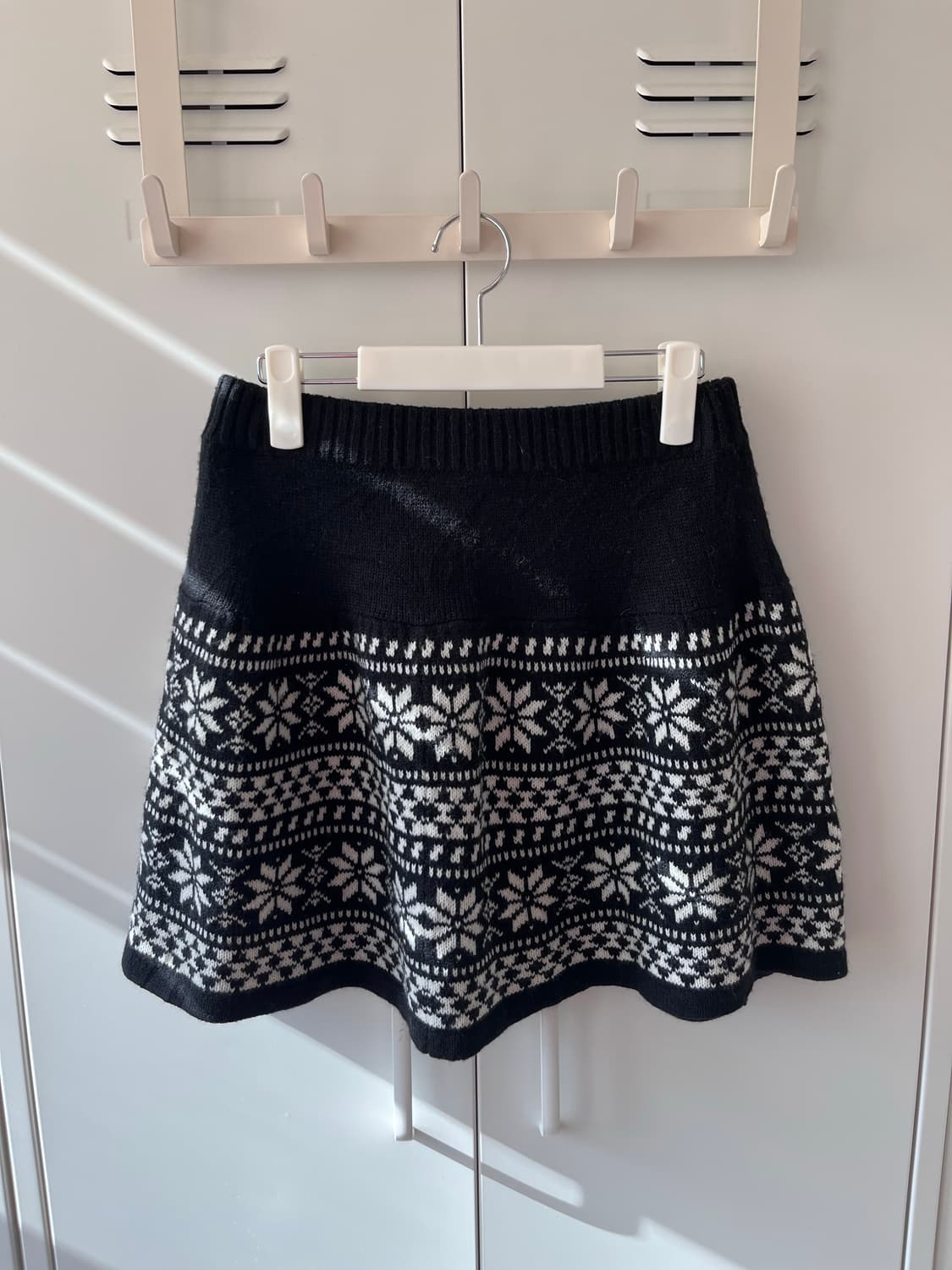 Japanese vintage 노르딕 눈꽃 니트 스커트 상품이미지7