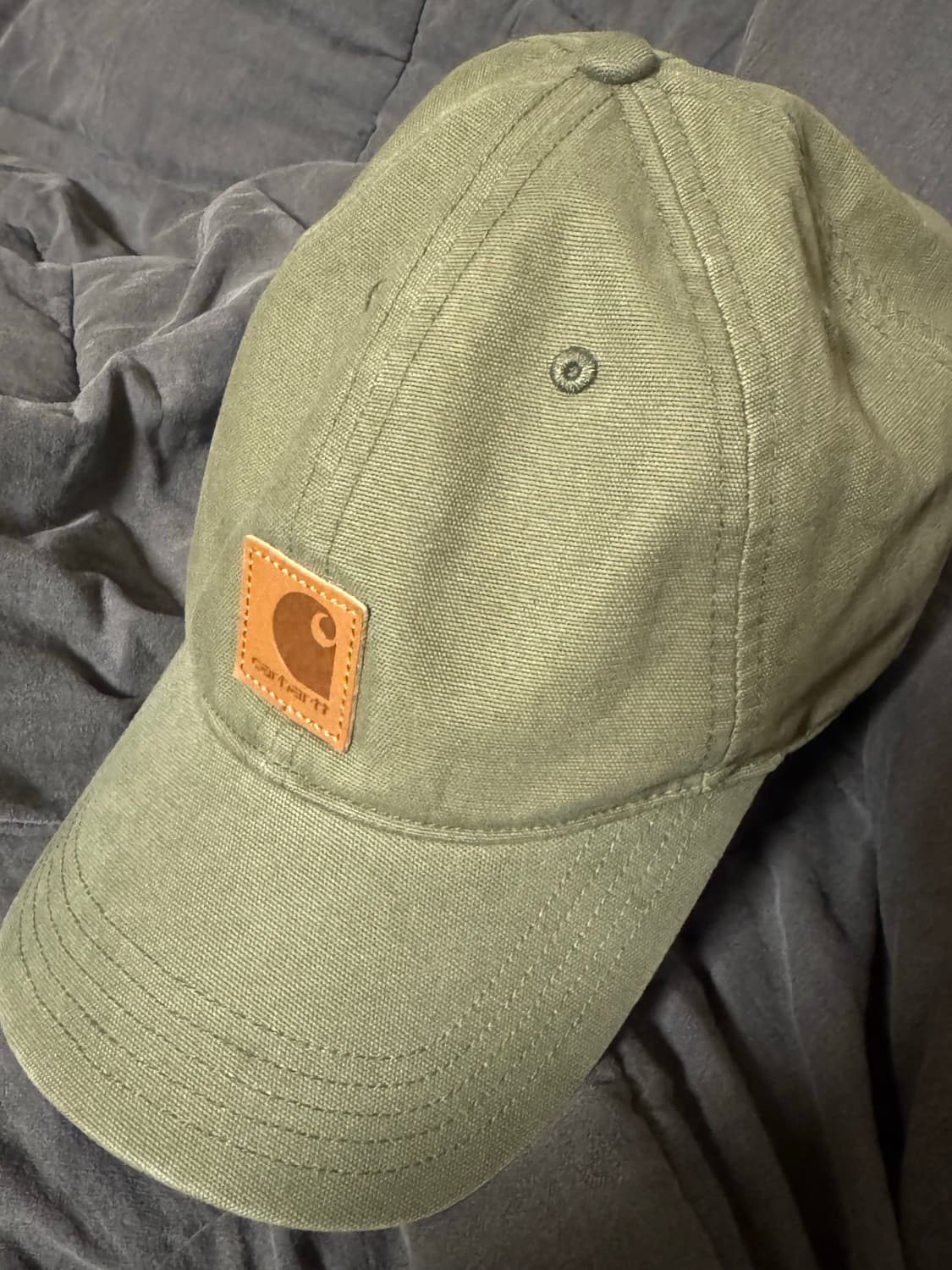 칼하트 캔버스 캡 아미그린 상품이미지1