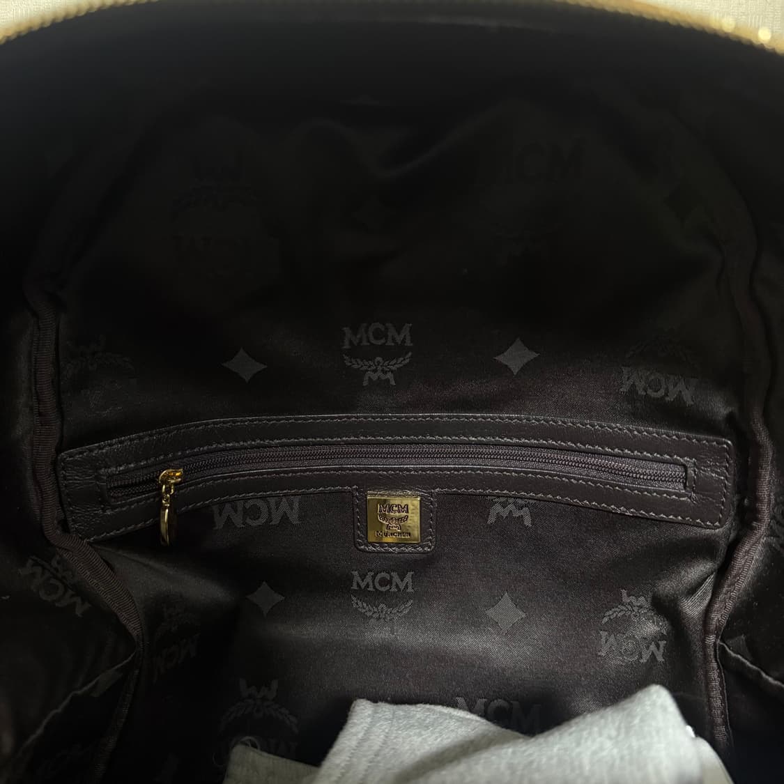 MCM 레오파드 브라운 백팩 상품이미지8