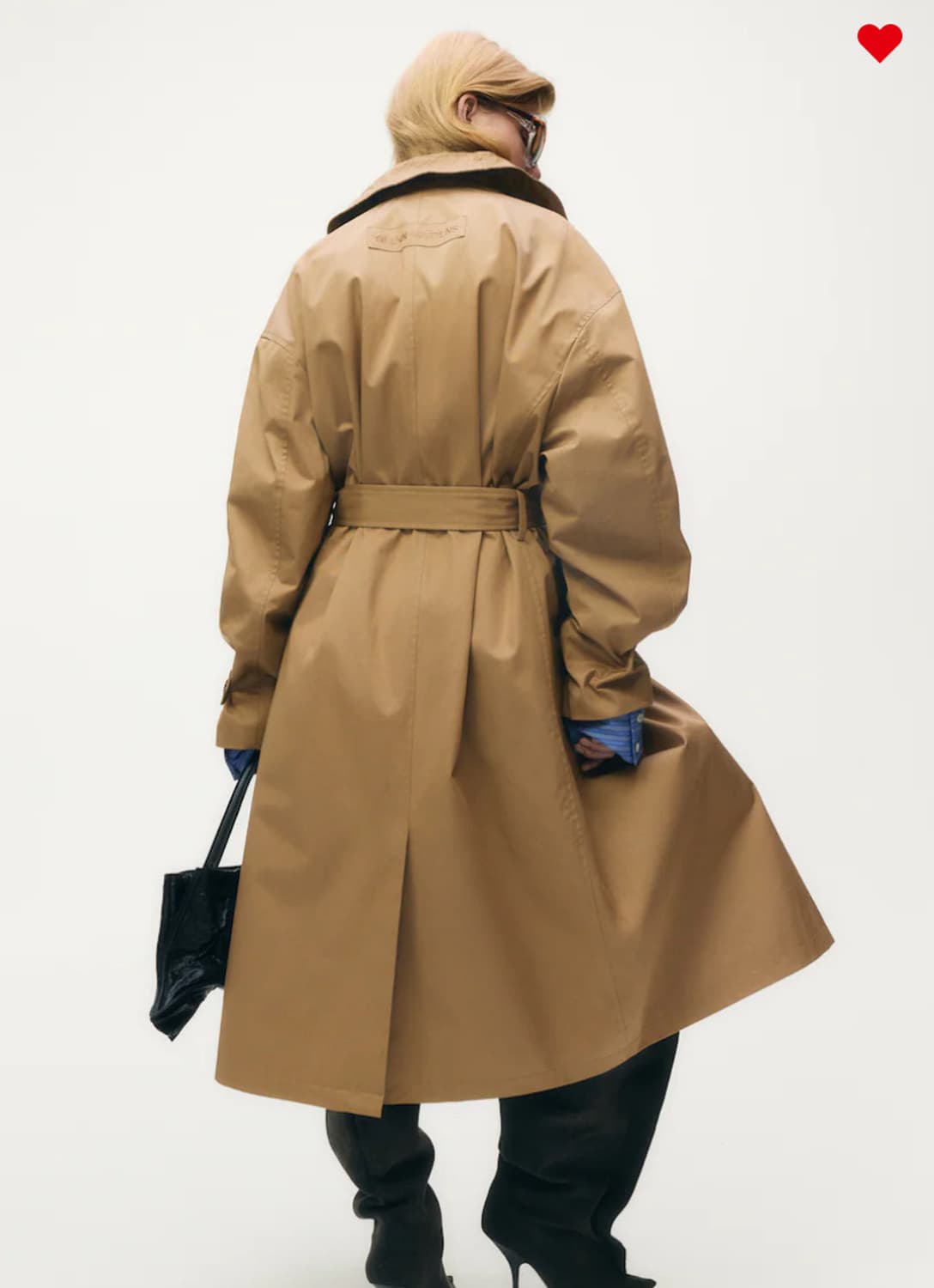 글렌 마틴스(Glenn Martens) 클래식 트렌치코트 H&M 콜라보 상품이미지4