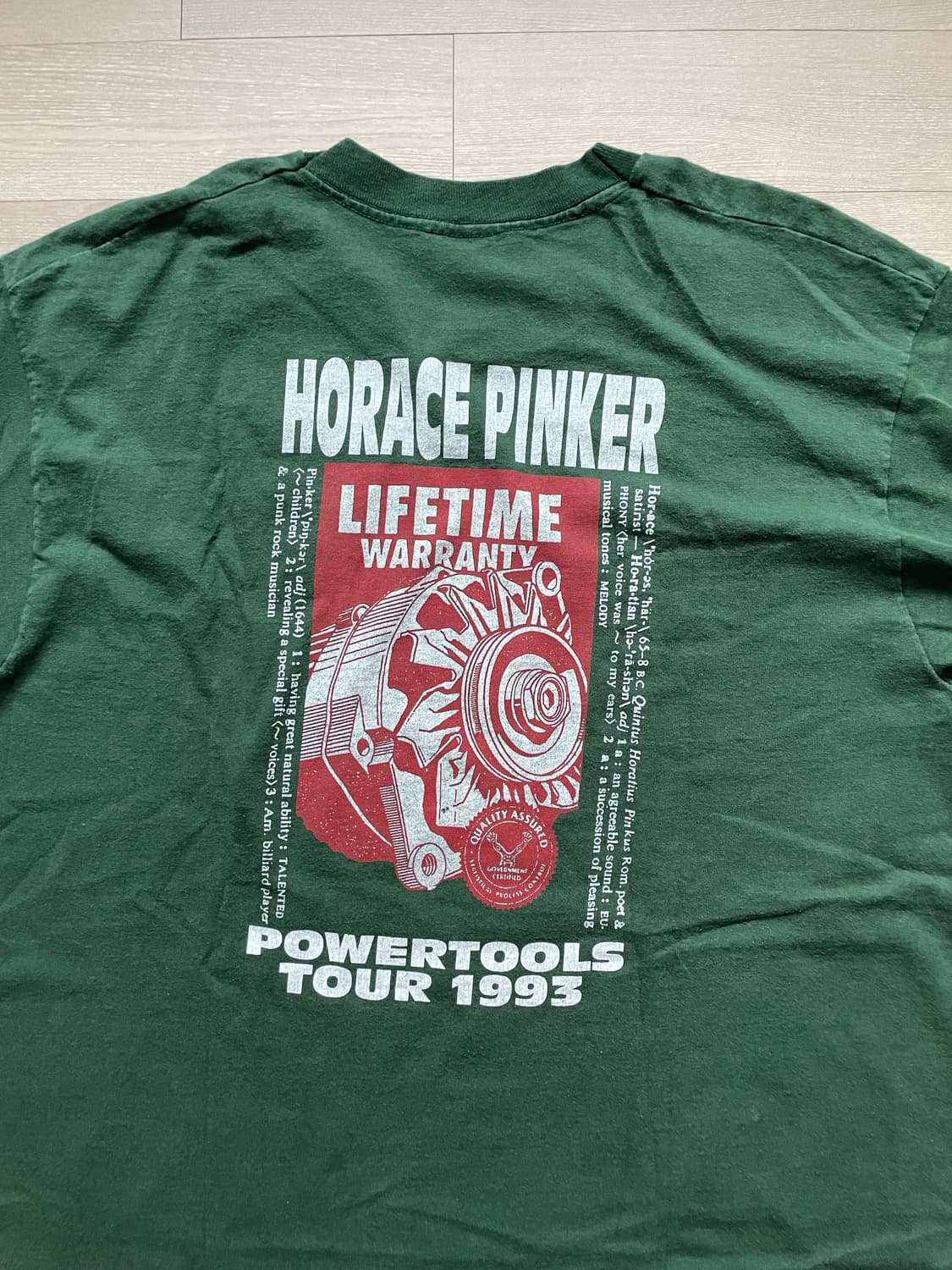 90s Horace Pinker Powertools tour 티셔츠 상품이미지8