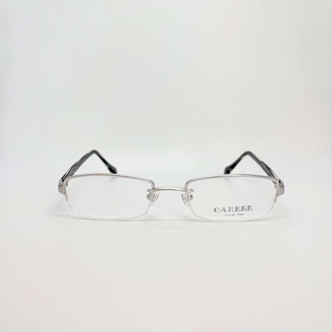 CAREER 실버 라인 반무테 빈티지안경 상품이미지3