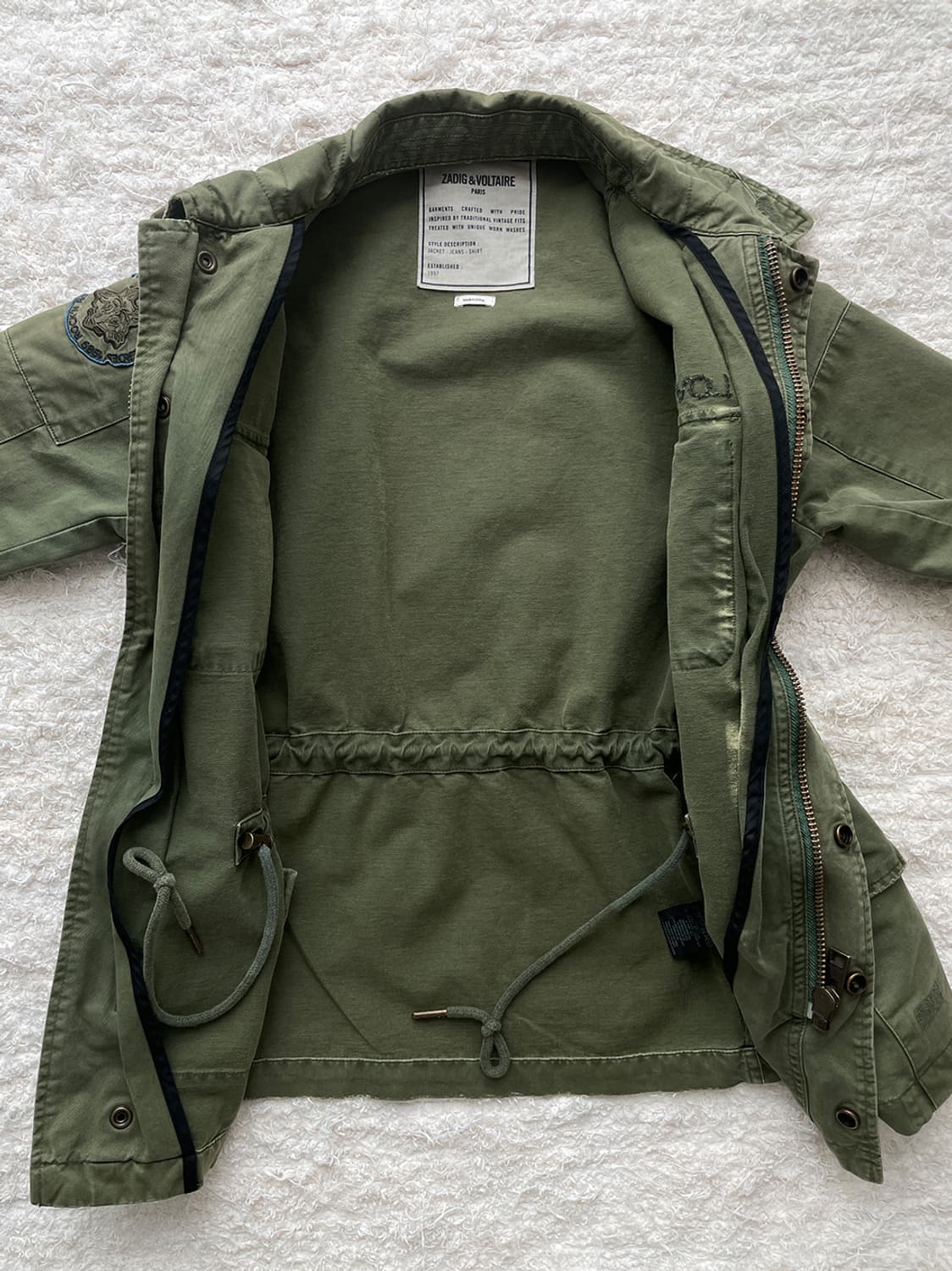 쟈딕앤볼테르 빈티지 밀리터리 자켓 상품이미지7