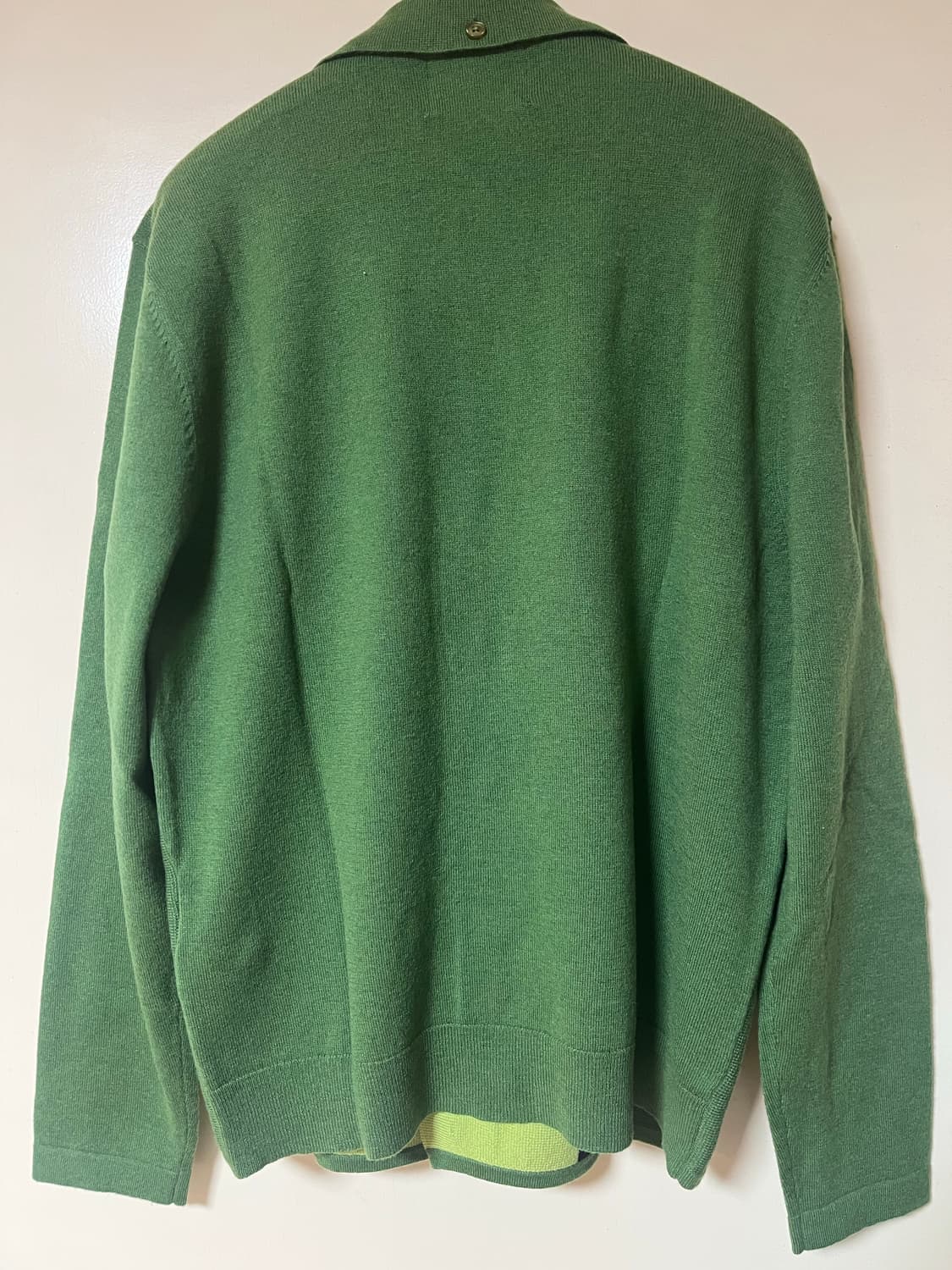 lvc 오픈 칼라 셔츠 가디건 그린 M 상품이미지3