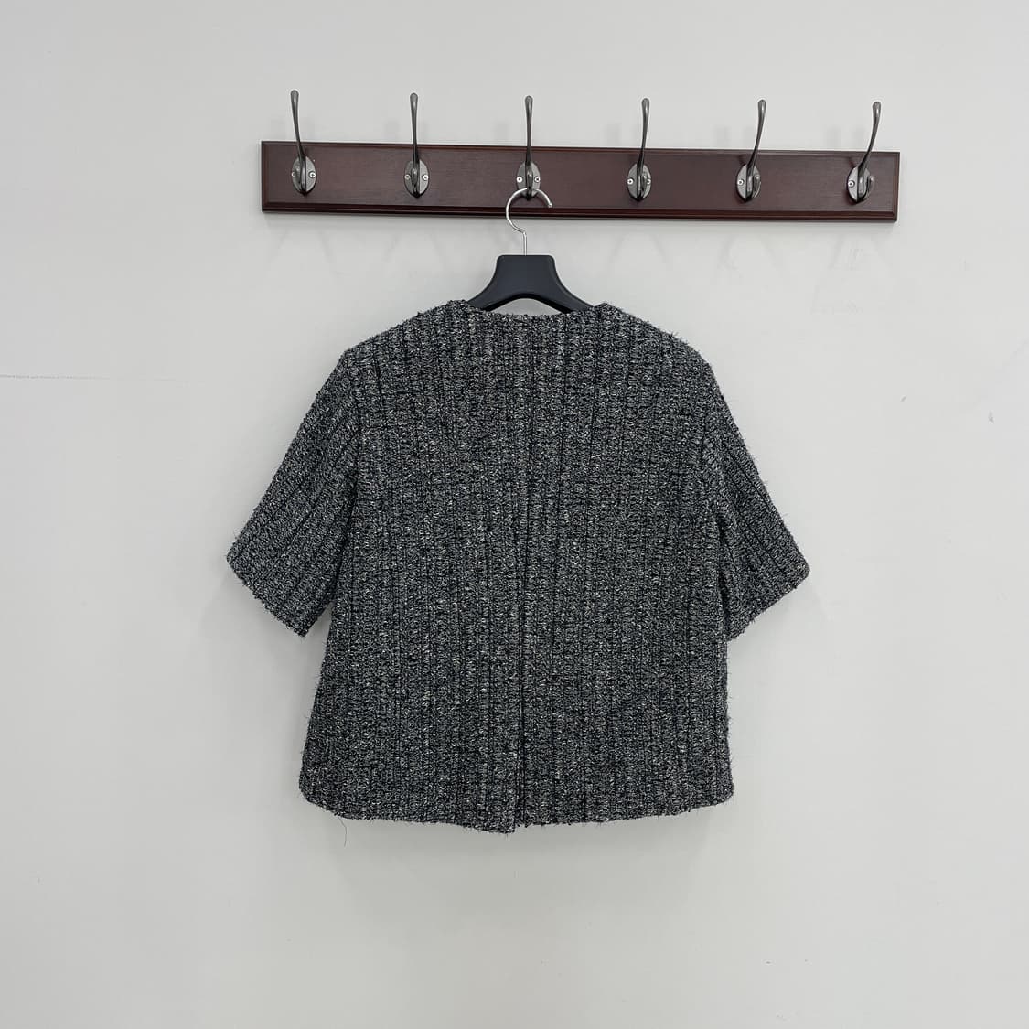 타임 반팔 트위드 자켓 66-77 상품이미지4