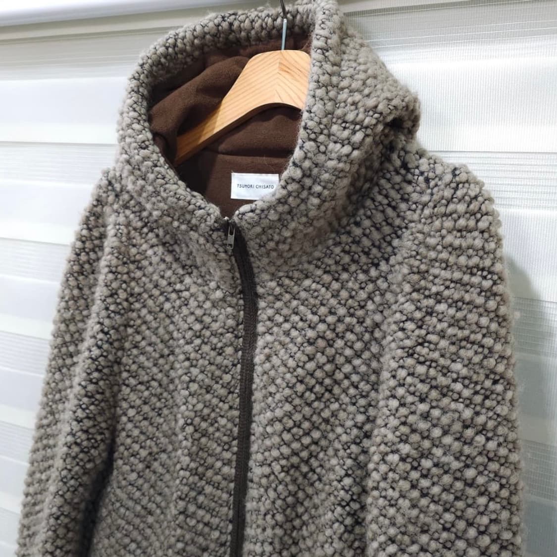 츠모리치사토 니트 집업 상품이미지3