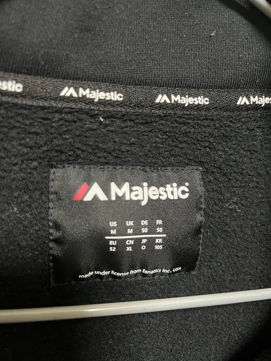 마제스틱 MJST 로고 스웨트 집업 상품이미지4