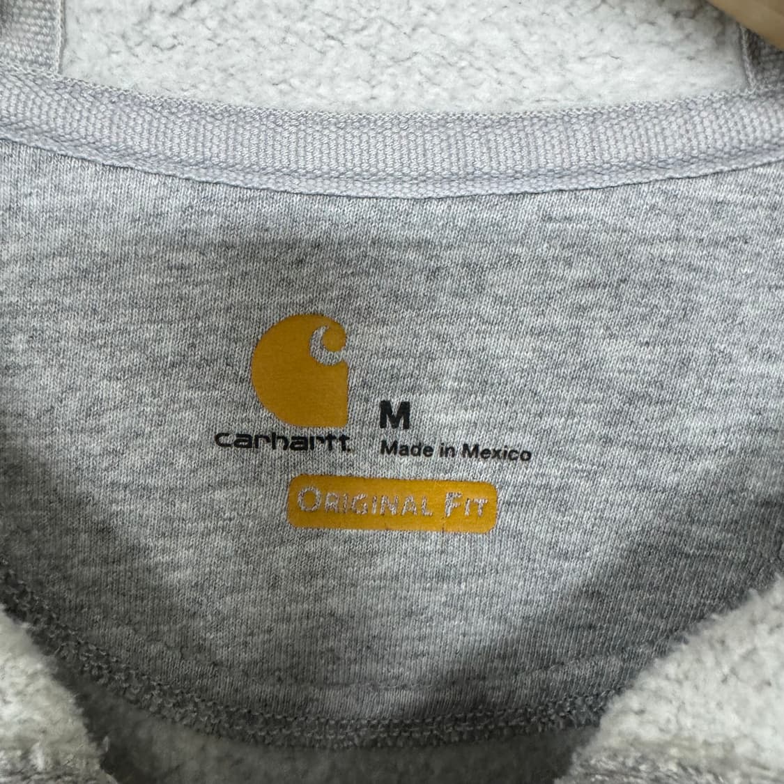 칼하트 로고 후드집업 상품이미지3