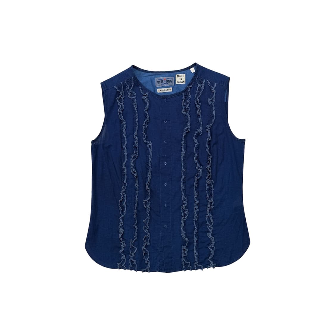 Blue blue japan indigo sleeveless 상품이미지1