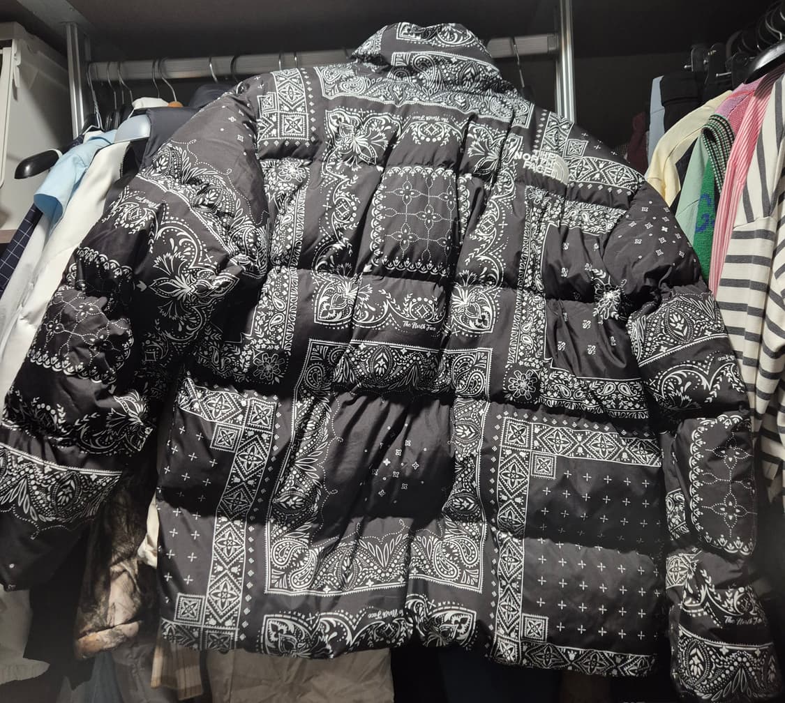 L사이즈 노스페이스 노벨티 로프티 다운 자켓 리얼 블랙 NJ1DM76A 상품이미지2