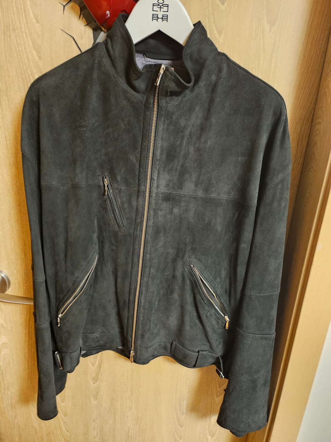 4)폴리테루 스웨이드자켓 차콜 상품이미지1