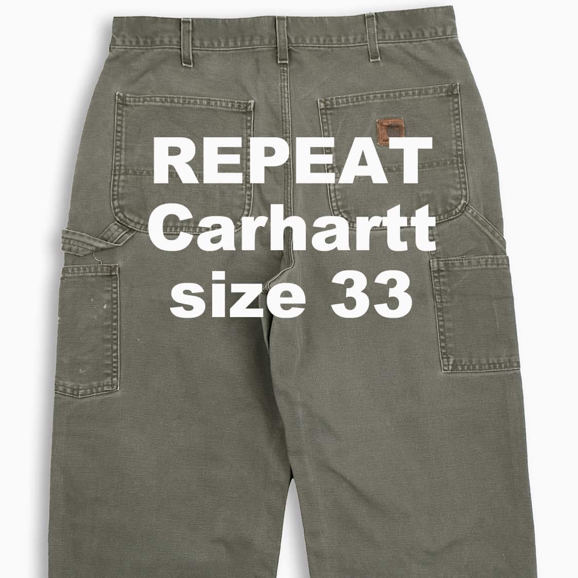 빈티지 칼하트 싱글니 B11 워크 팬츠 33 인치 CH0113405 상품이미지1
