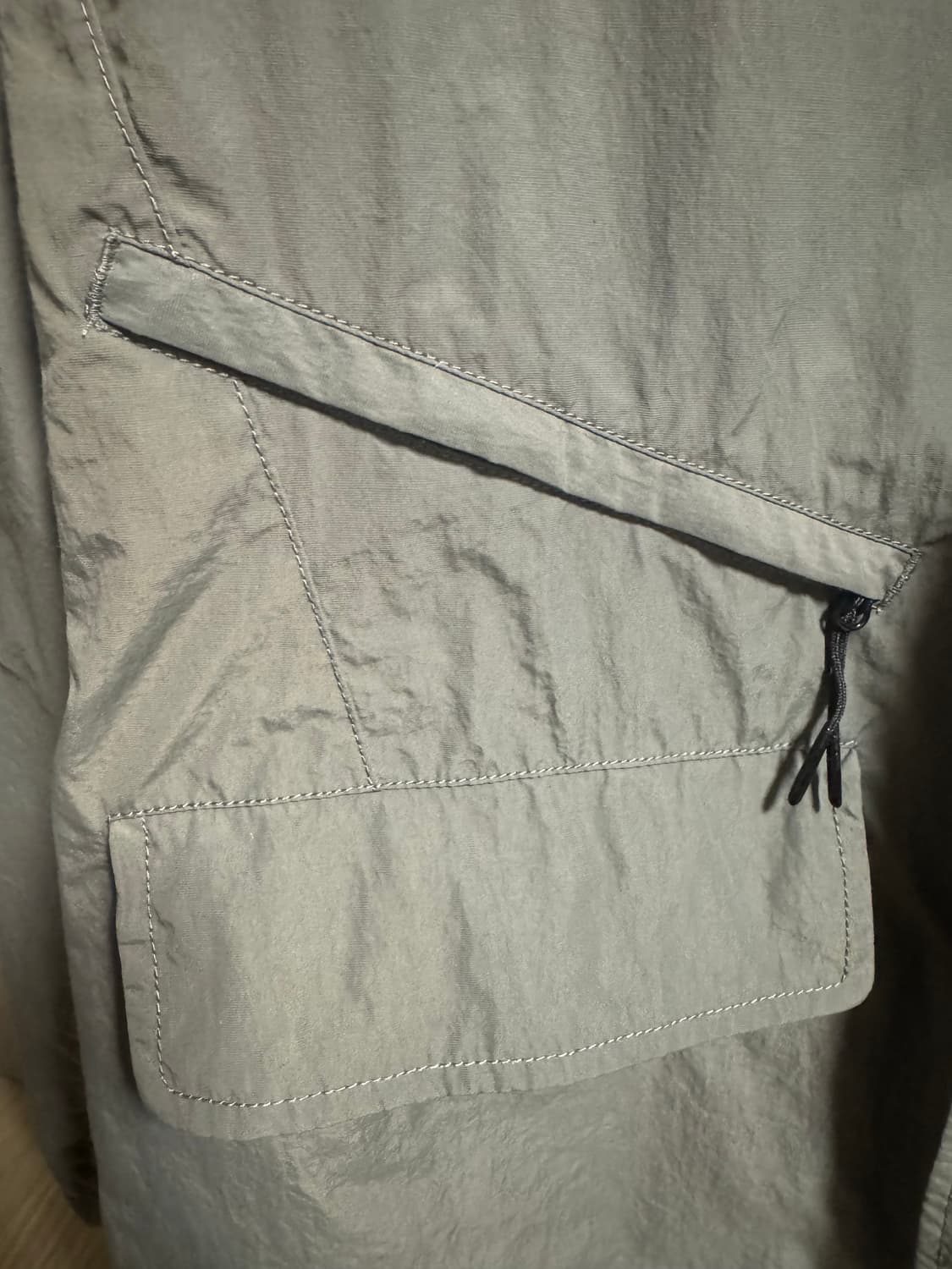 [2]모이프 유니폼 자켓 세이지 그레이 상품이미지4