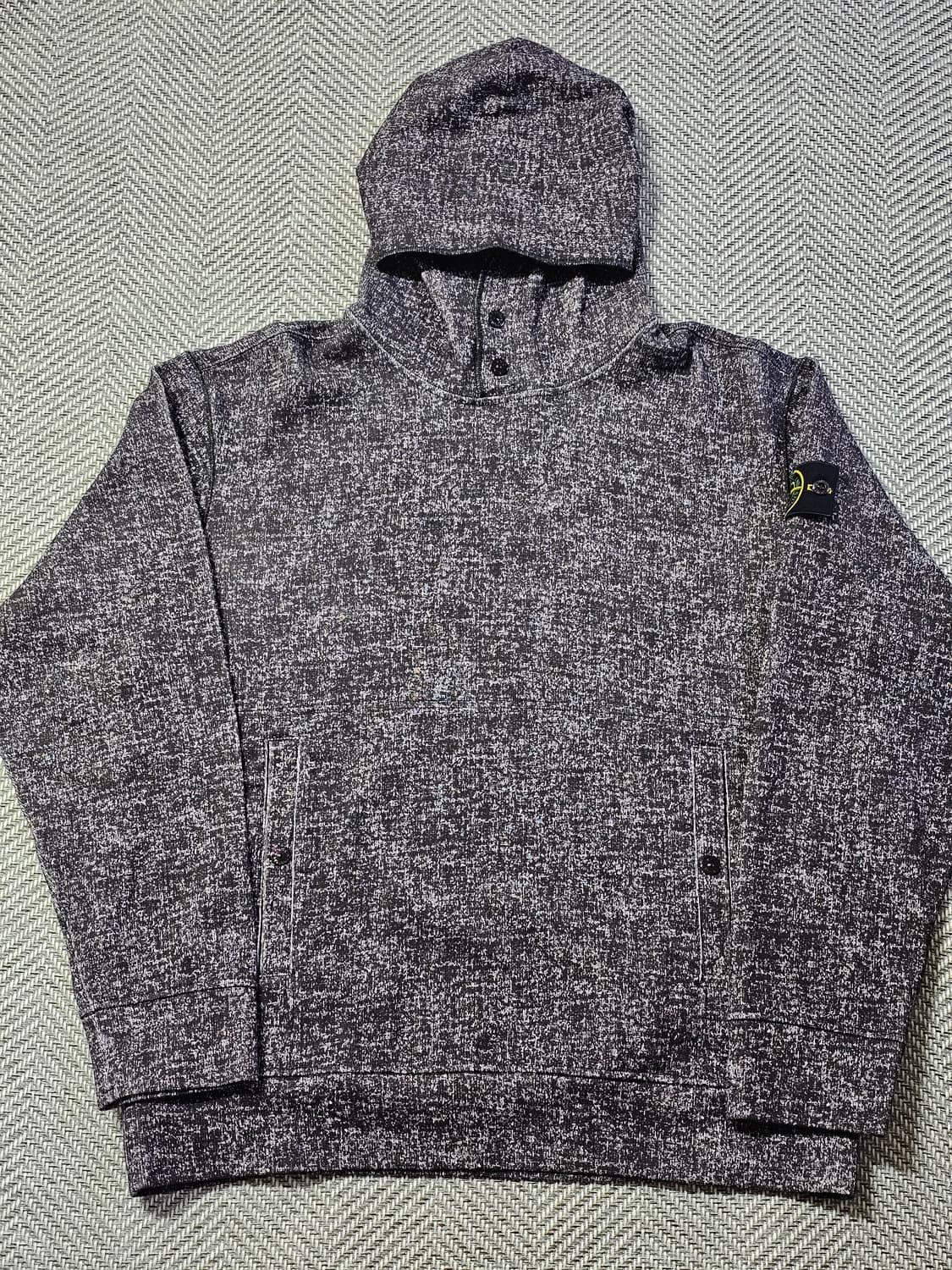 스톤아일랜드  바니스 헤비 코튼 저지 오버사이즈 핏 후드 스웨트셔츠 상품이미지5