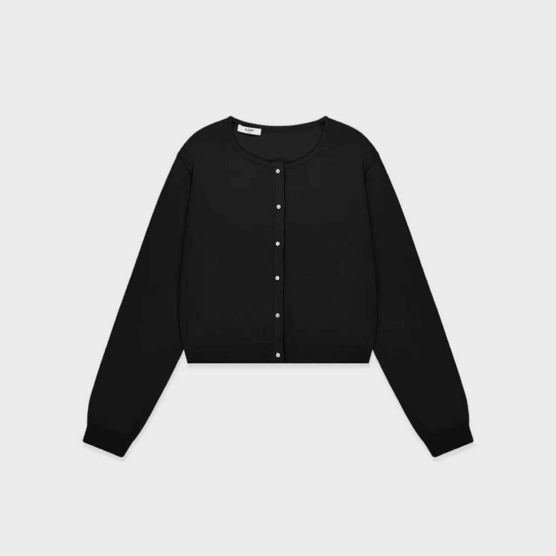 GLOWNY 글로니 g 클래식 루즈핏 가디건 블랙  상품이미지2