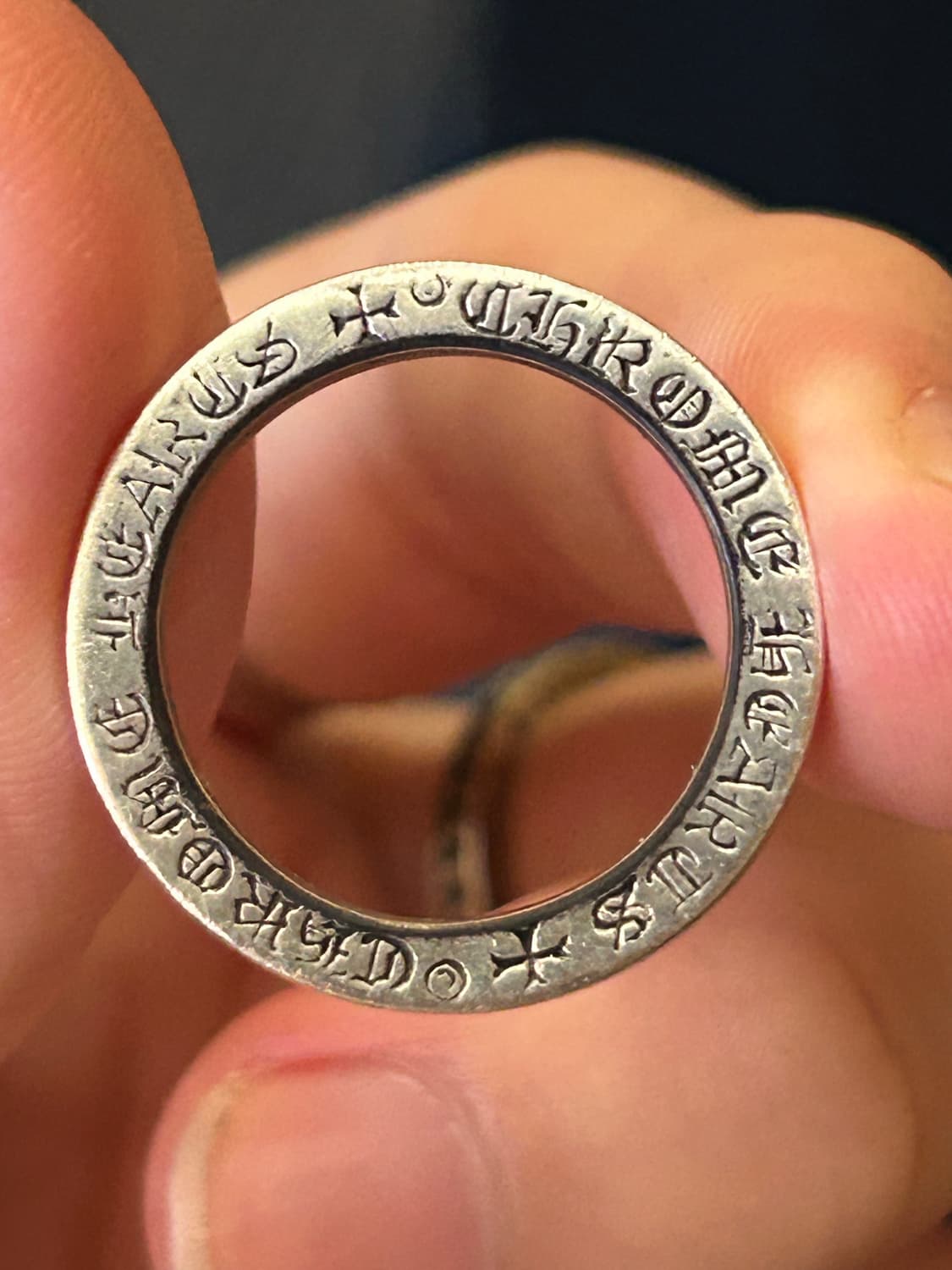 크롬하츠 스페이서 플레인 링 3mm us7.5 사이즈 상품이미지2