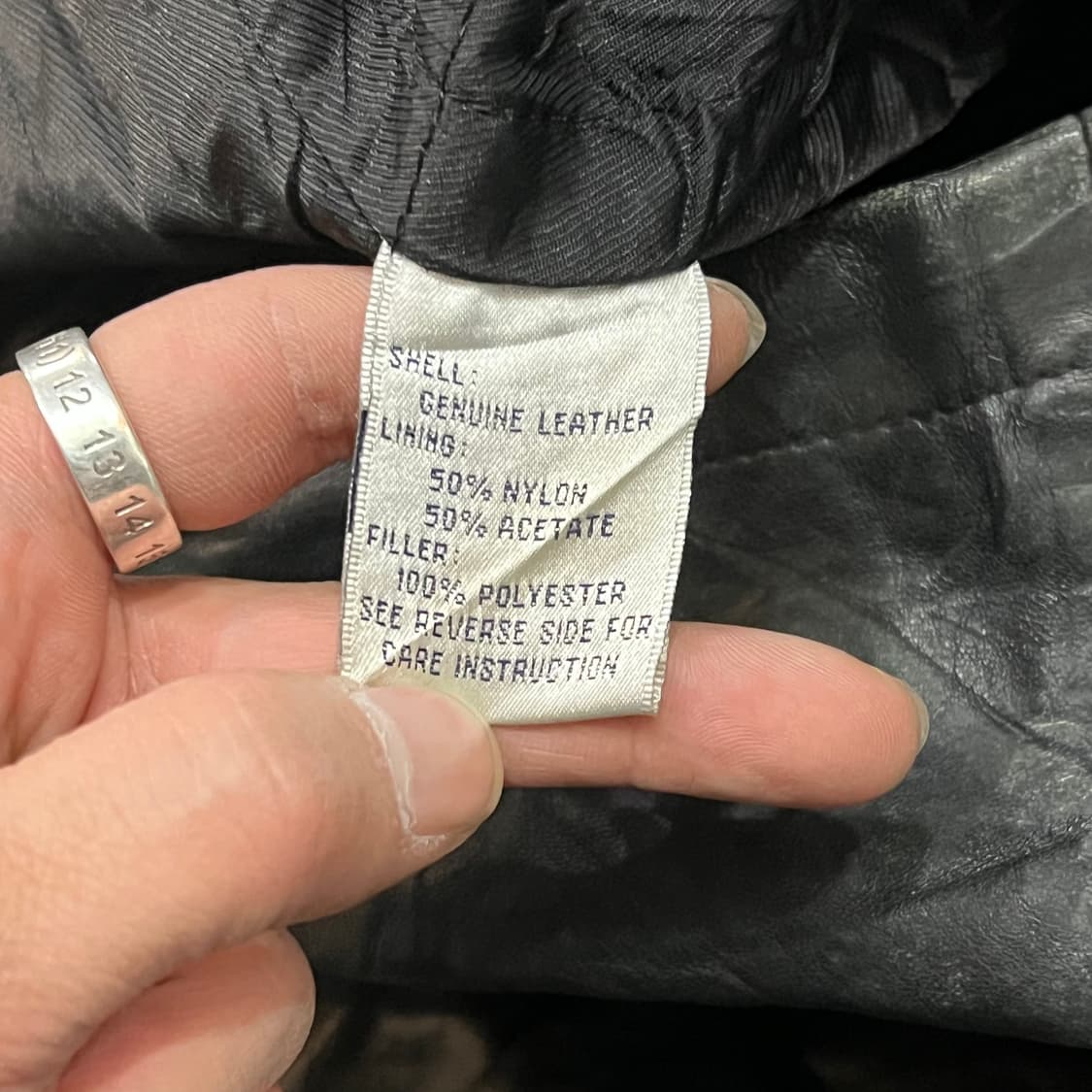  빈티지 리얼레더 자켓 y14976 상품이미지7