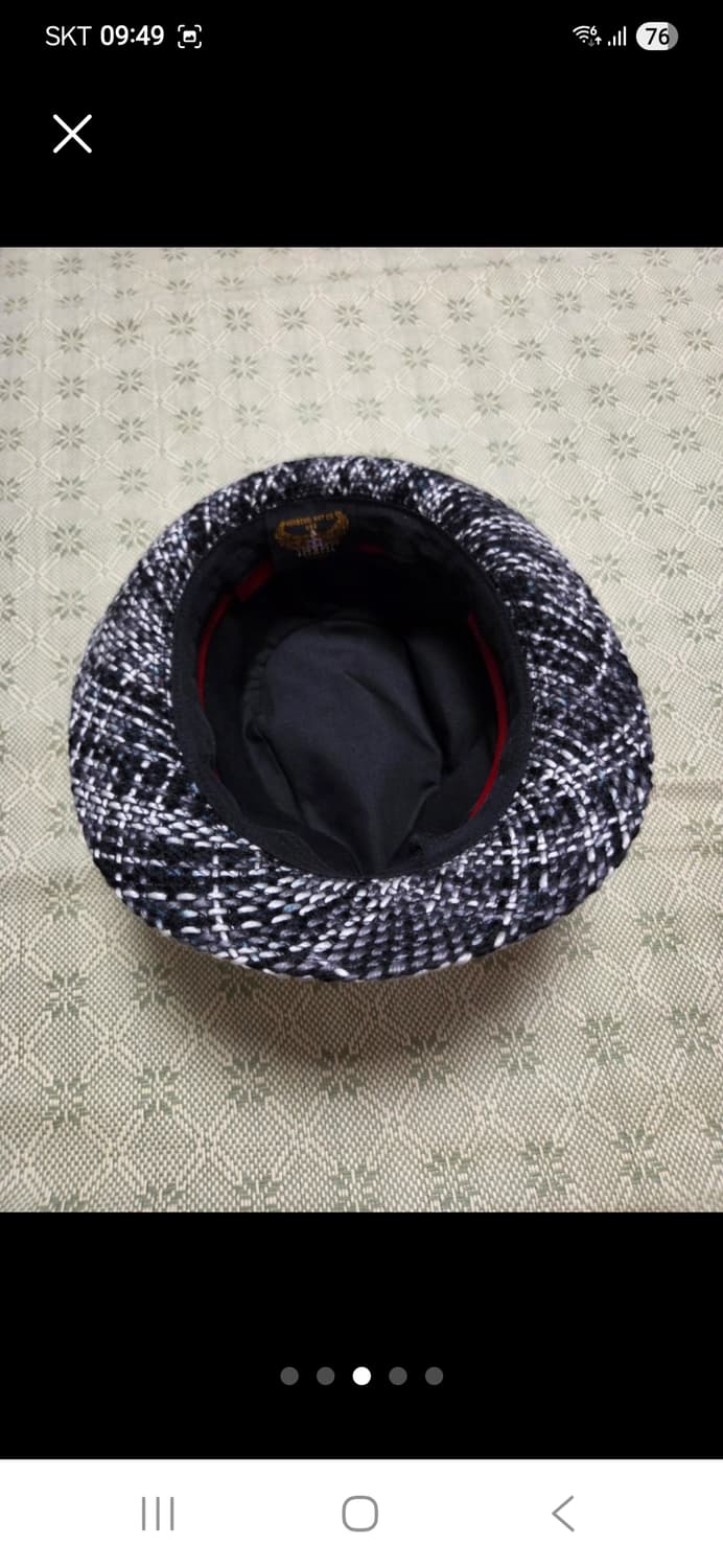 Henschel Hat Co.체크 패턴중절모M 상품이미지3