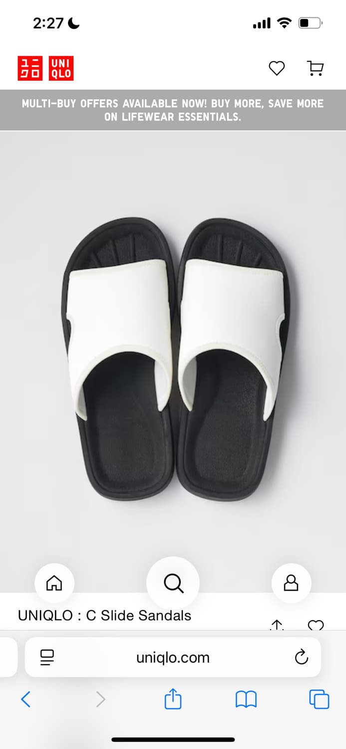 Uniqlo c 유니클로씨 슬리퍼 (225-235) 상품이미지1