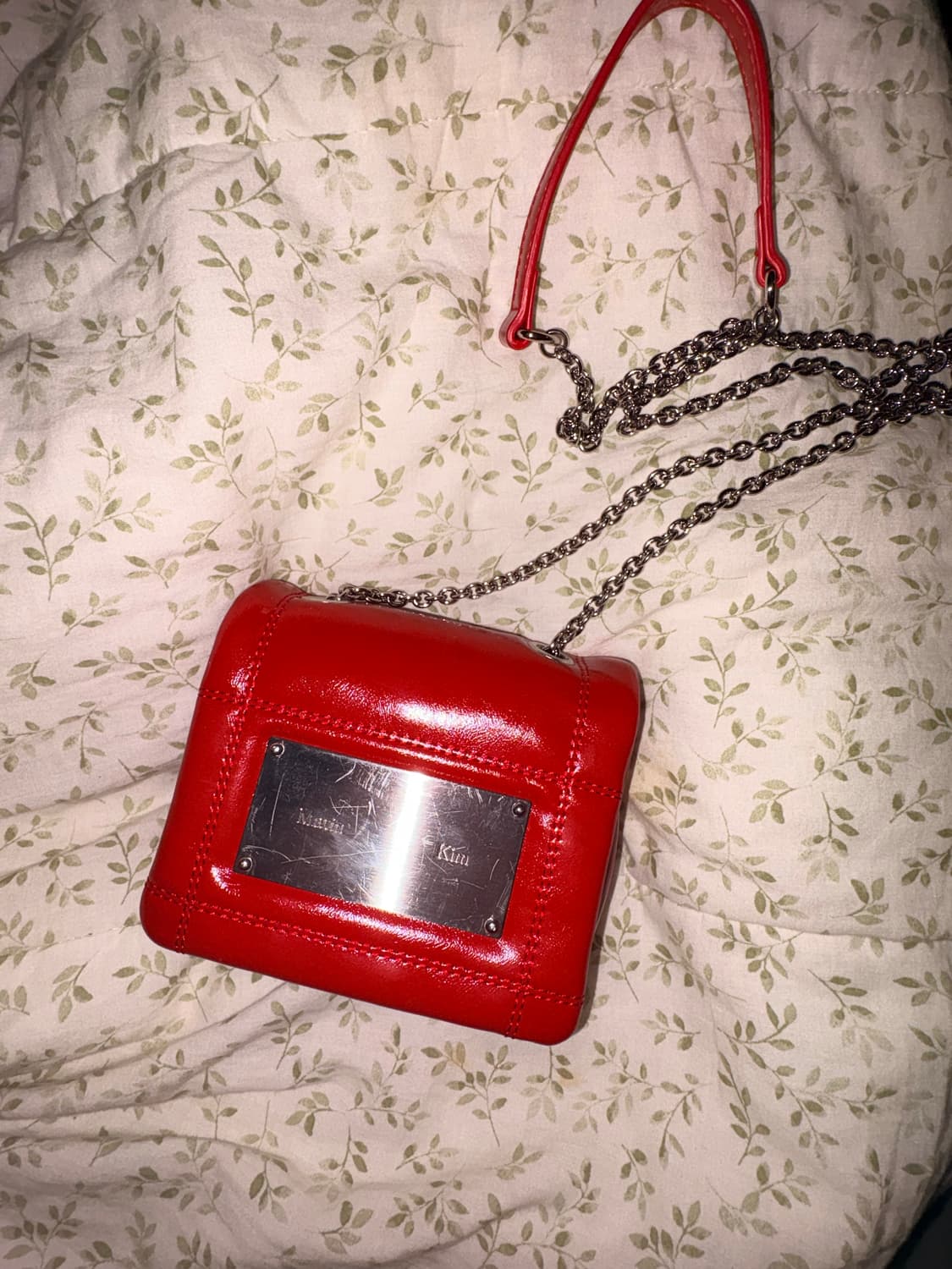 마뗑킴 미니 크로스백 레드 상품이미지1