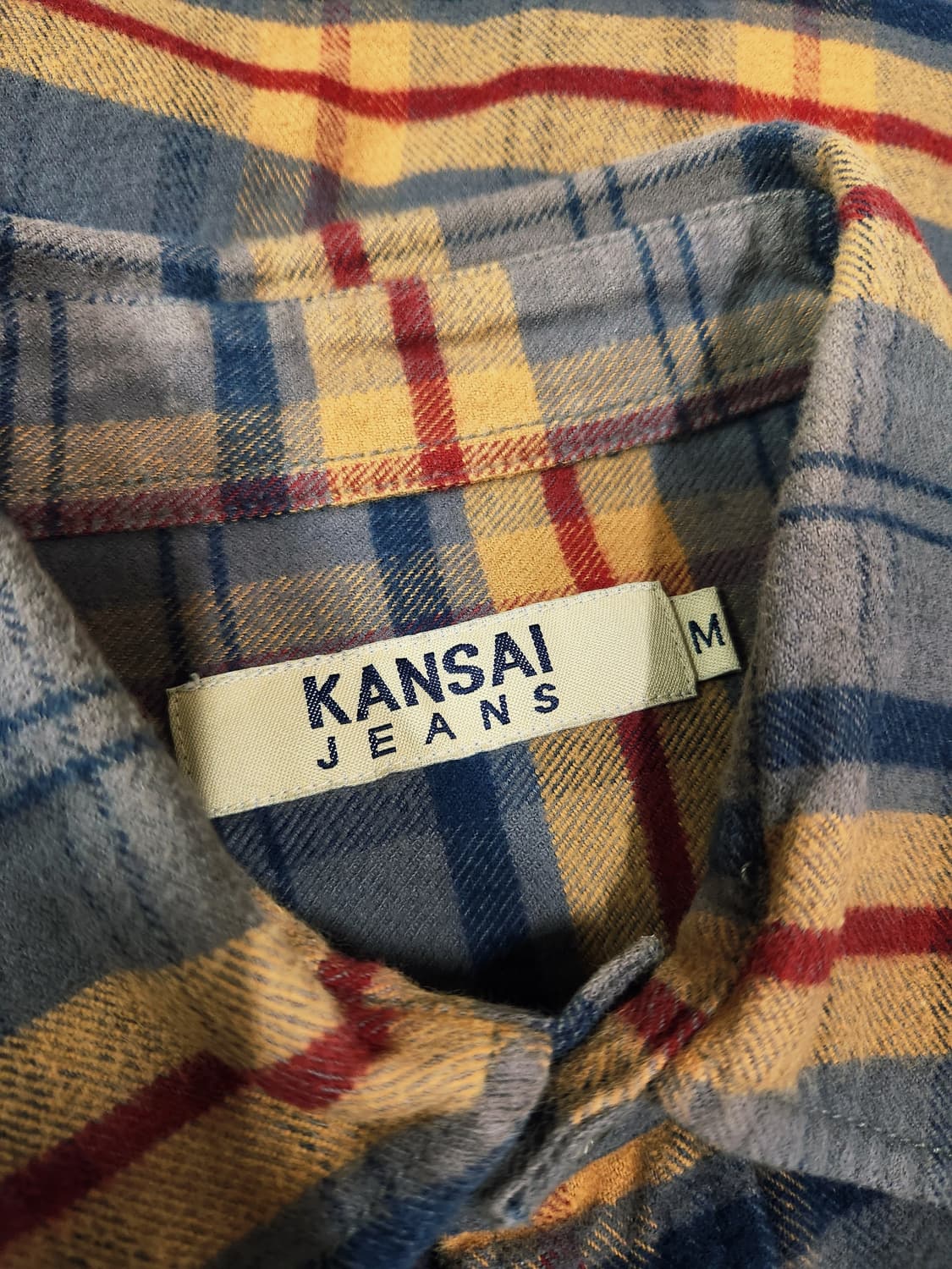 kansai yamamoto 러기드 더블 포켓 플란넬 셔츠 상품이미지6