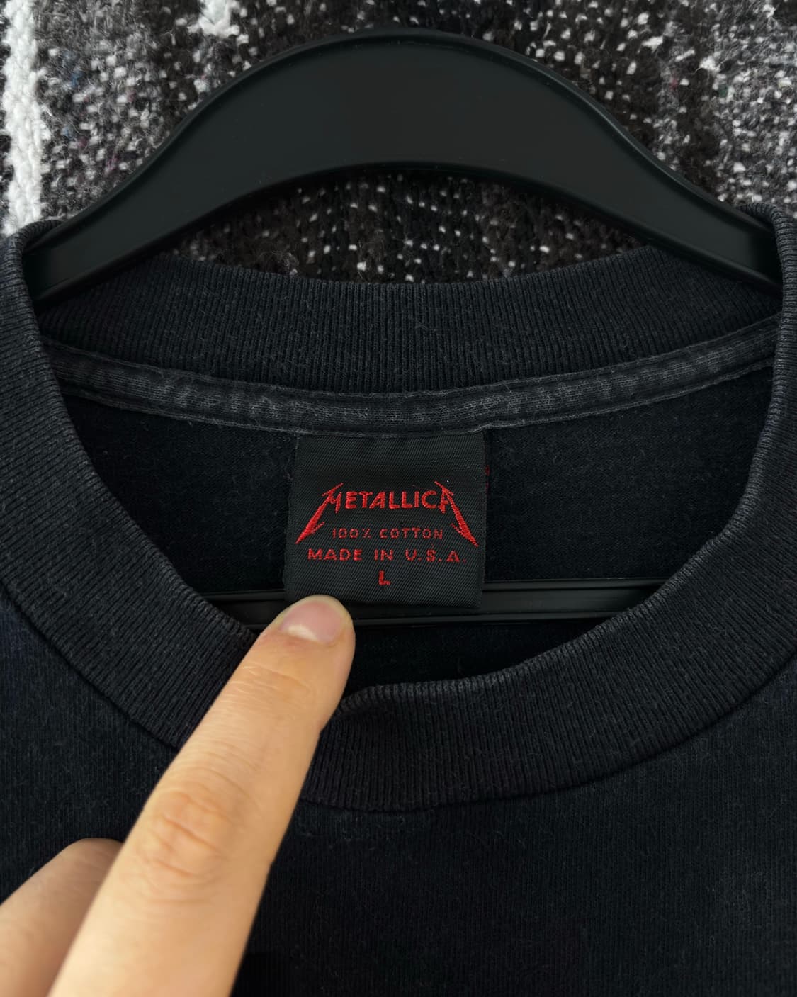90s metallica unforgiven 반팔 티셔츠 상품이미지5