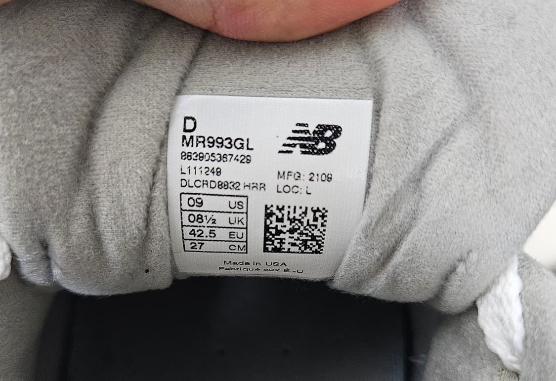 뉴발란스 993 그레이 270D 상품이미지6