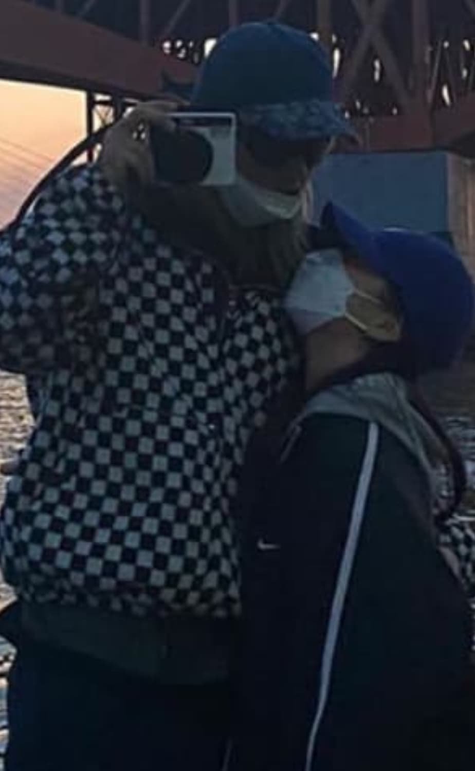 디스이즈네버댓 체커보드 체크 후리스 자켓 L 씨잼 양홍원 상품이미지9