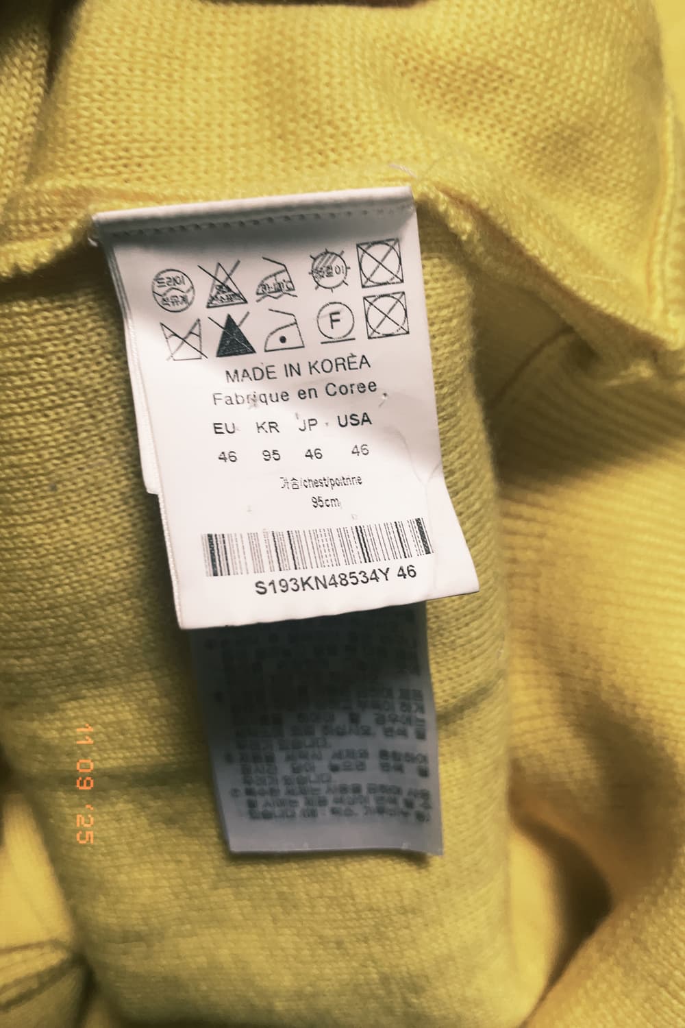 (횡재가)우영미 솔리드옴므 오버핏 니트/몽클레어 스톤 발망 프라다 구찌  상품이미지7