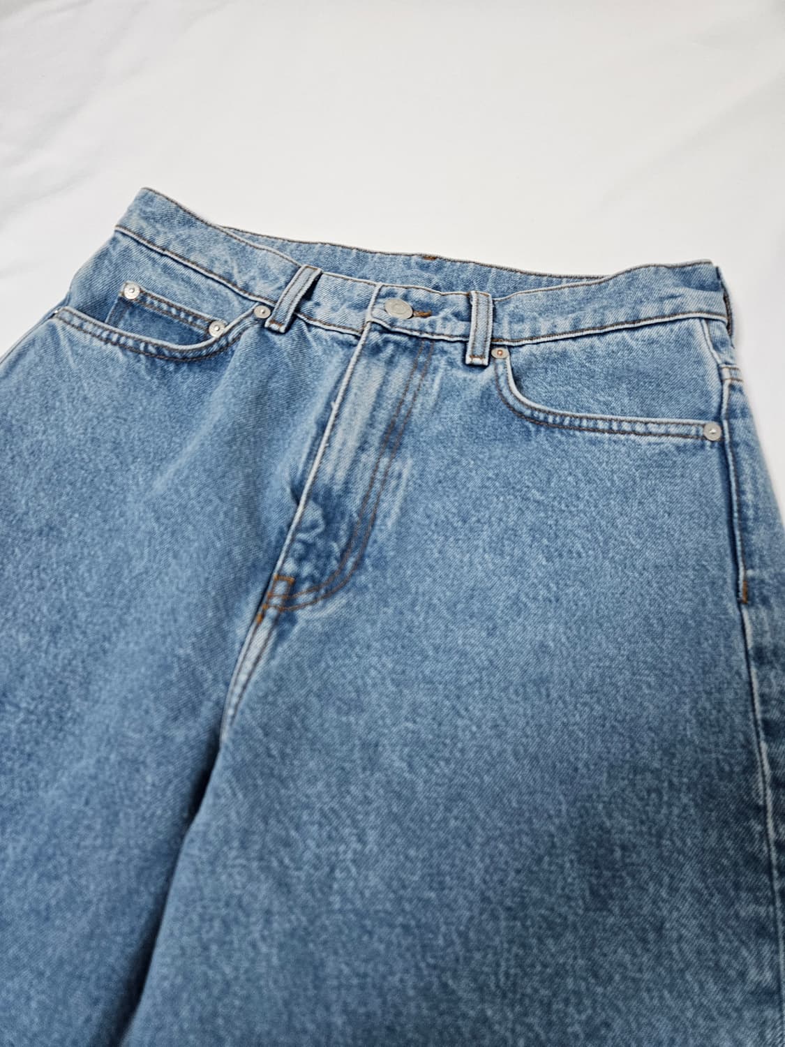 ARKET 아르켓 배럴 레그 데님팬츠 청바지 워싱 28 상품이미지2