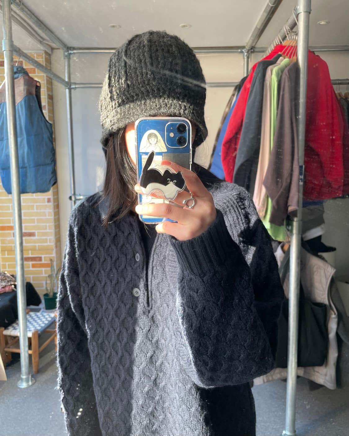 Knit bucket hat 상품이미지5