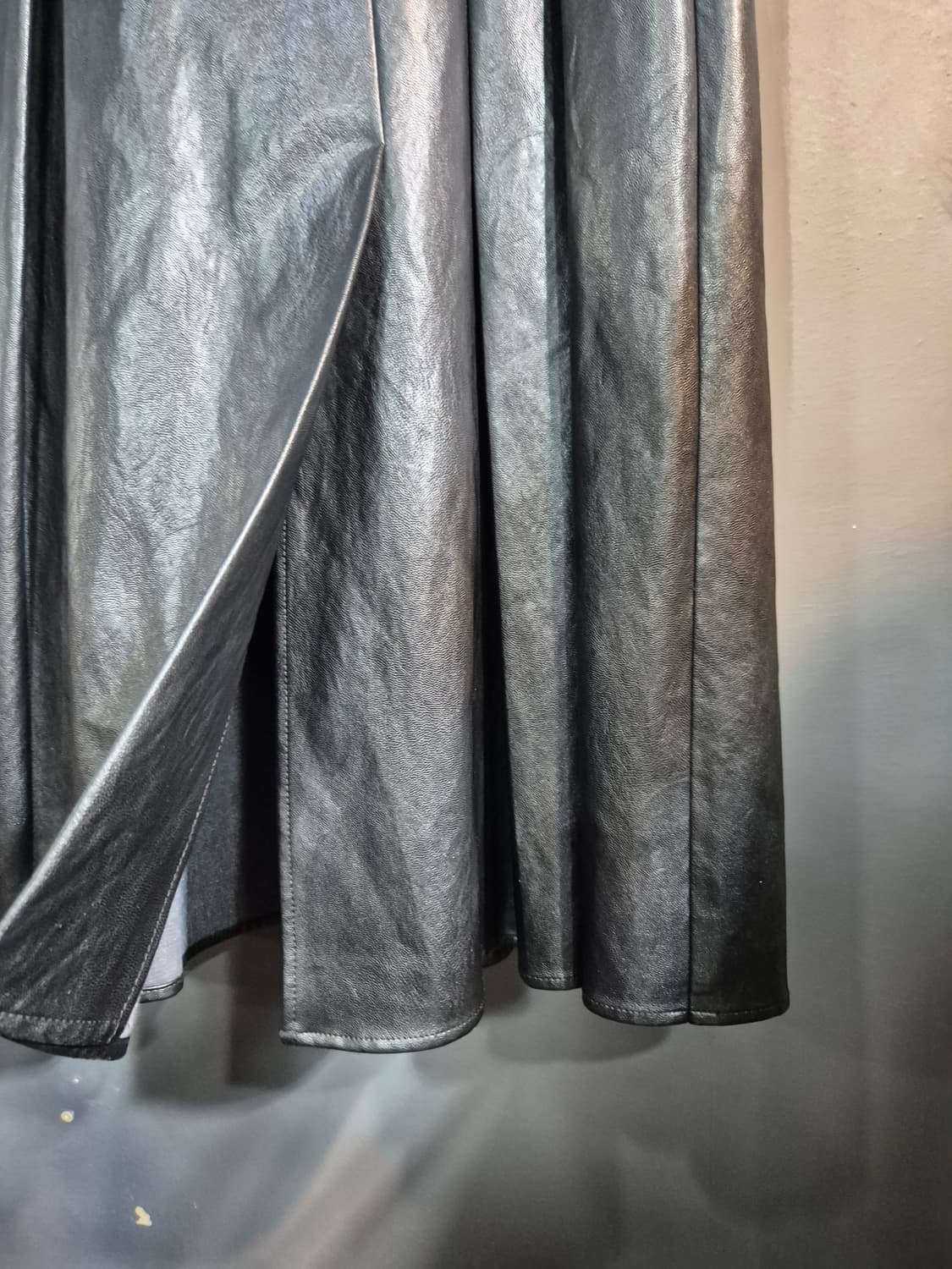 CC collect 블랙 레더 롱 스커트 55 상품이미지6