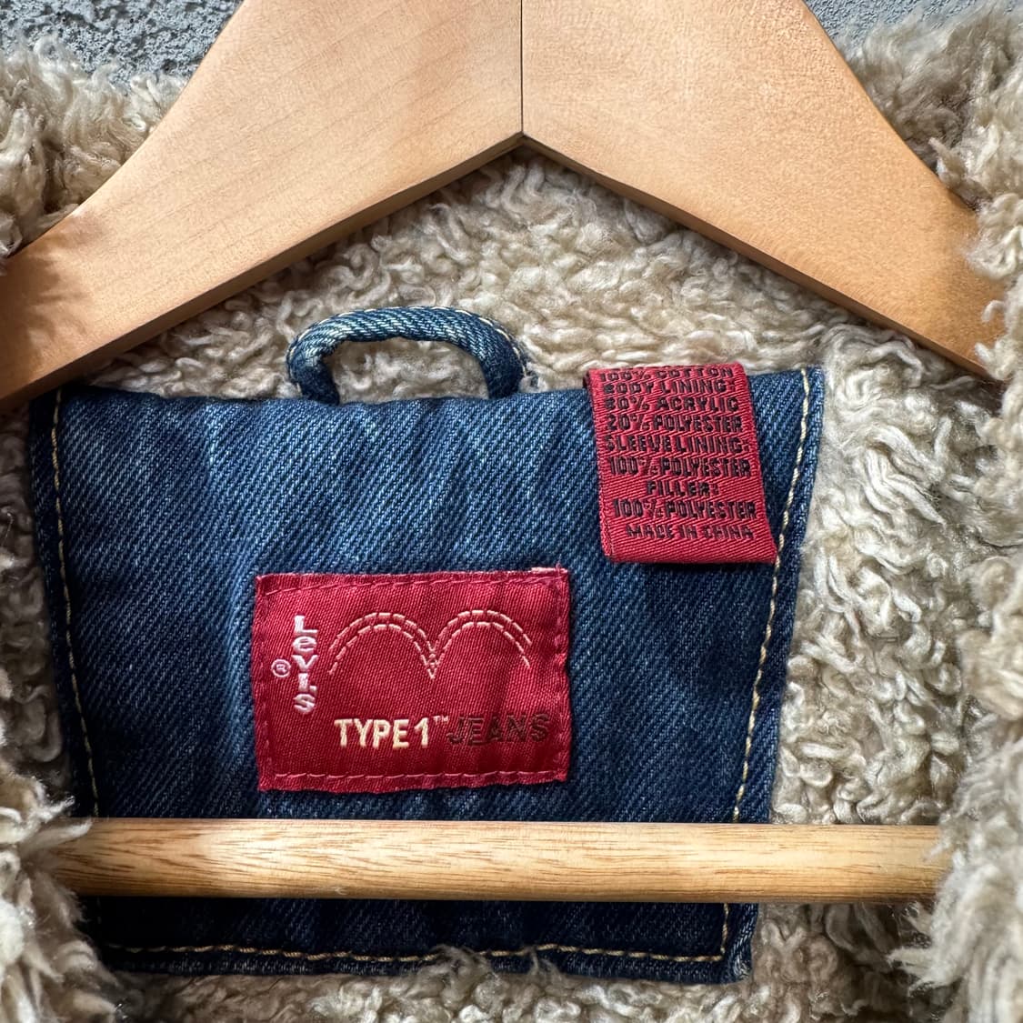 리바이스 타입원 쉐르파 데님 자켓 (L)   상품이미지5