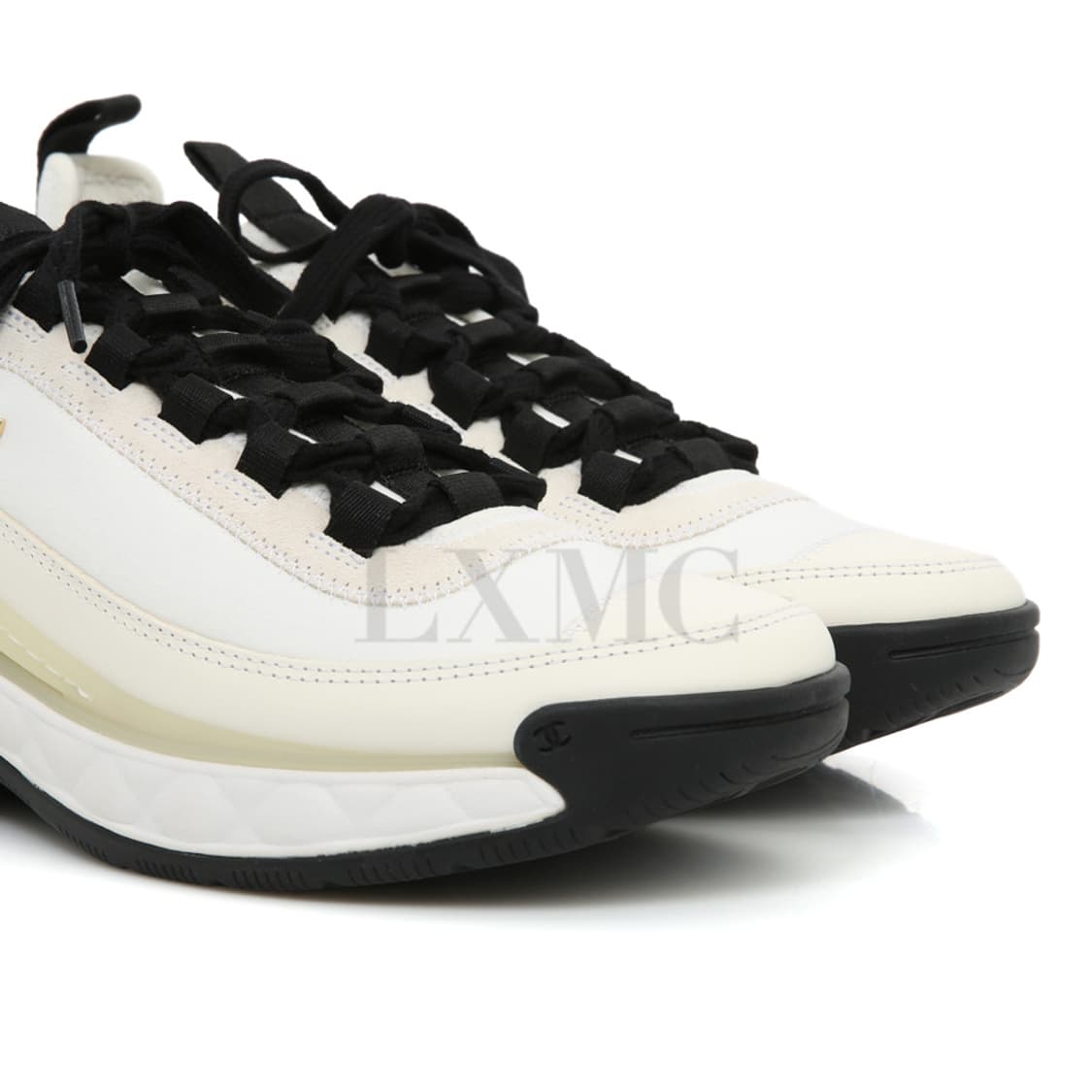 샤넬 믹스드파이버 스니커즈 화이트 운동화 G35617 38.5 상품이미지8