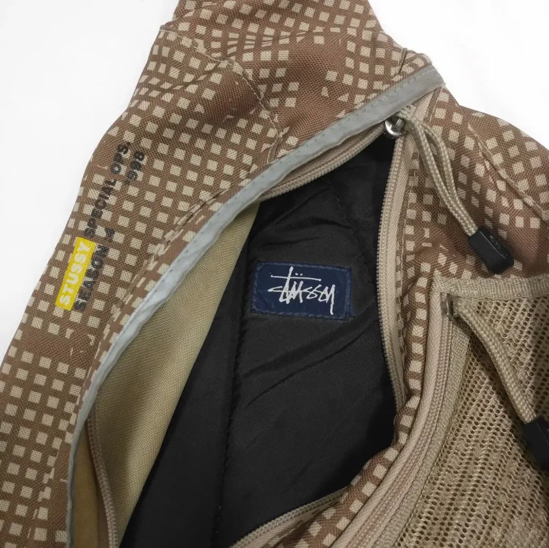 90s 스투시 슬링백 사막색 상품이미지5