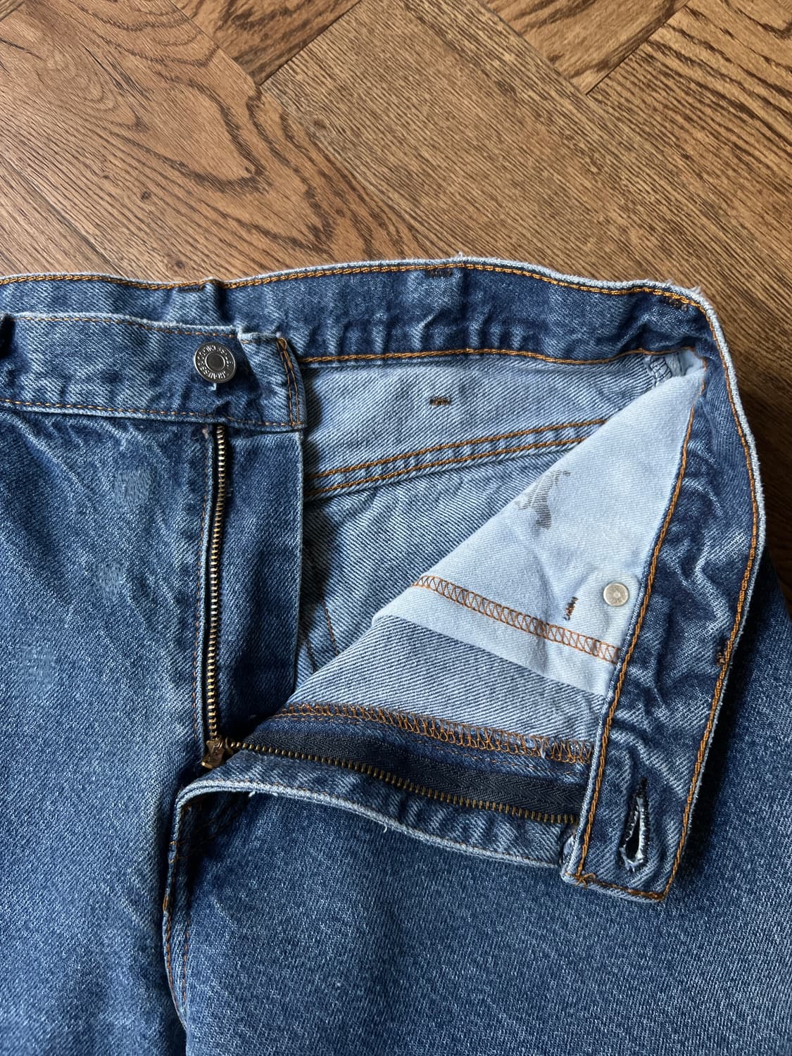 [32]리바이스 517 빈티지 워싱 플레어핏 데님 팬츠 상품이미지3