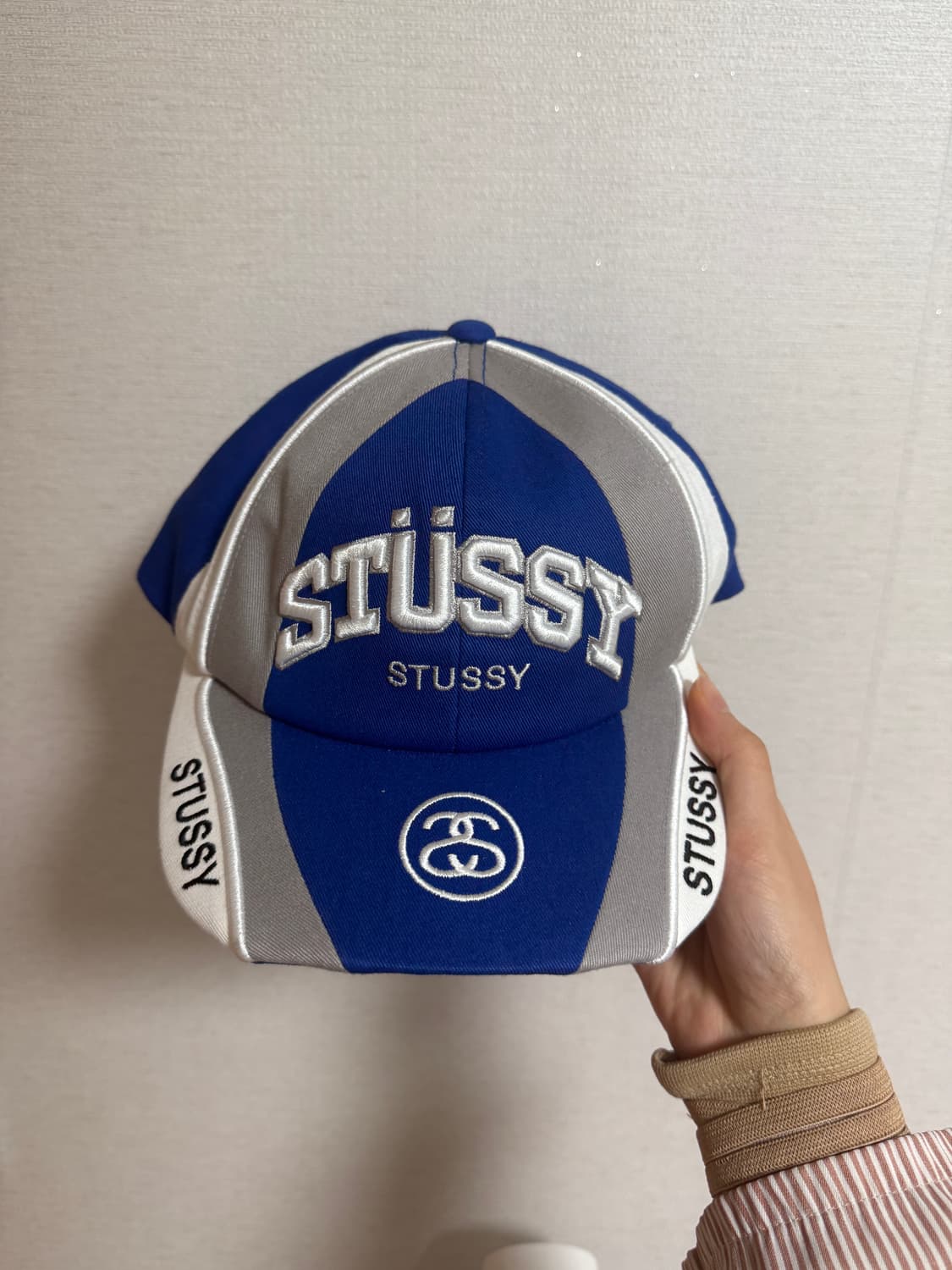 스투시 수베니어 로우 프로 스트랩백 캡 블루 상품이미지2