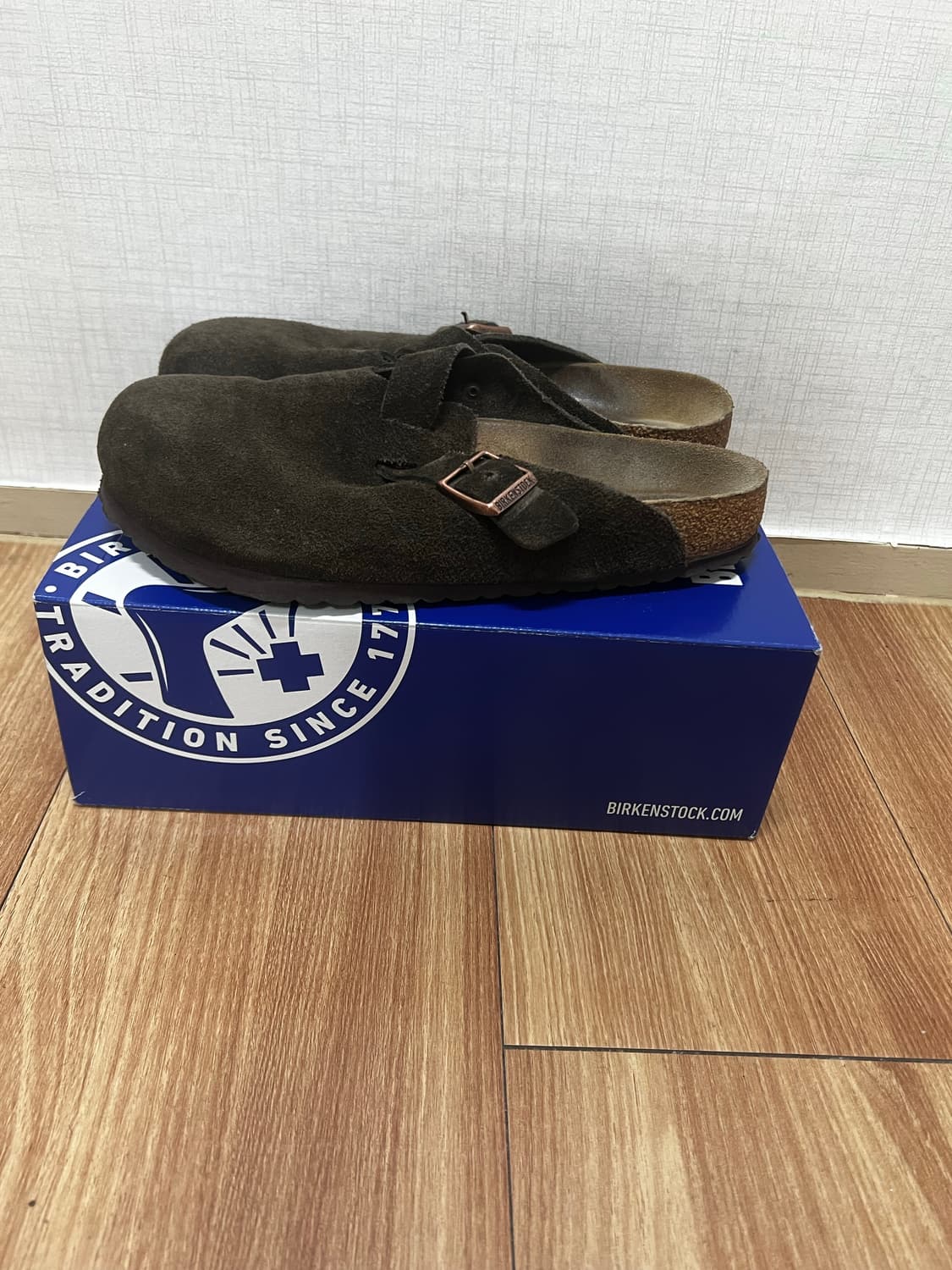 버켄스탁 보스턴 소프트 풋베드 모카 - 레귤러 (42) 판매 상품이미지7