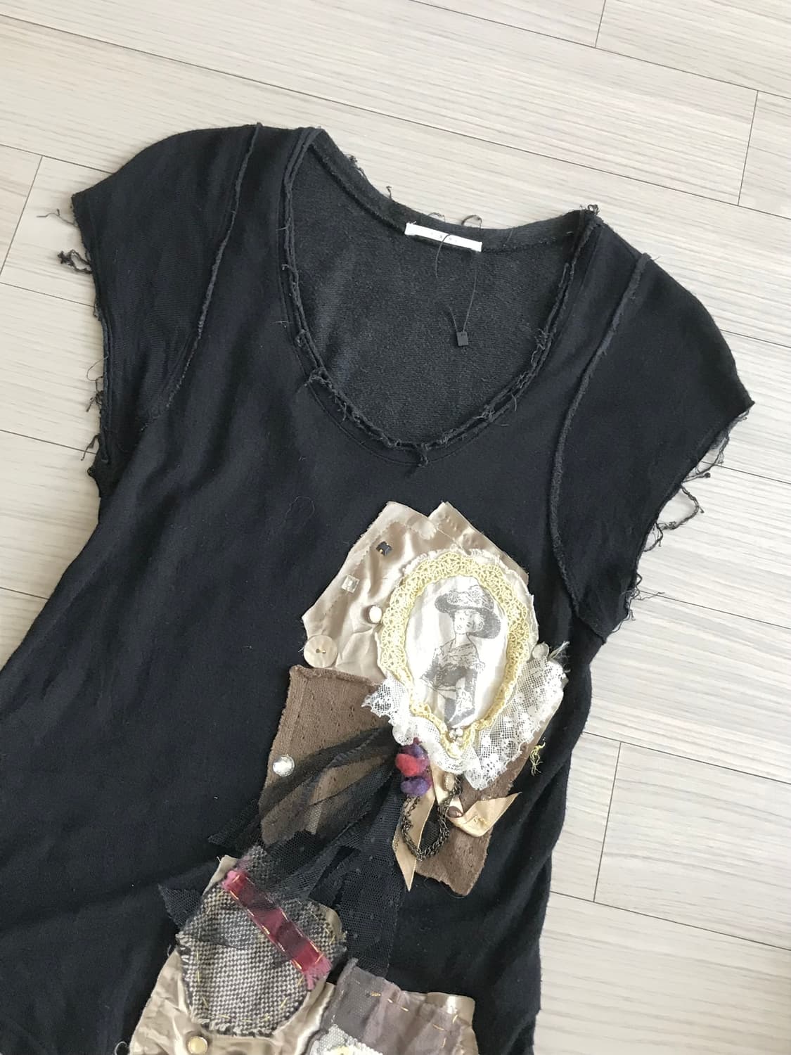 빈티지 딱붙 반팔 상품이미지2