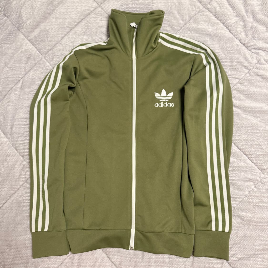 아디다스 대대장 올리브 카키 말차 녹차 져지 트랙탑 상품이미지2