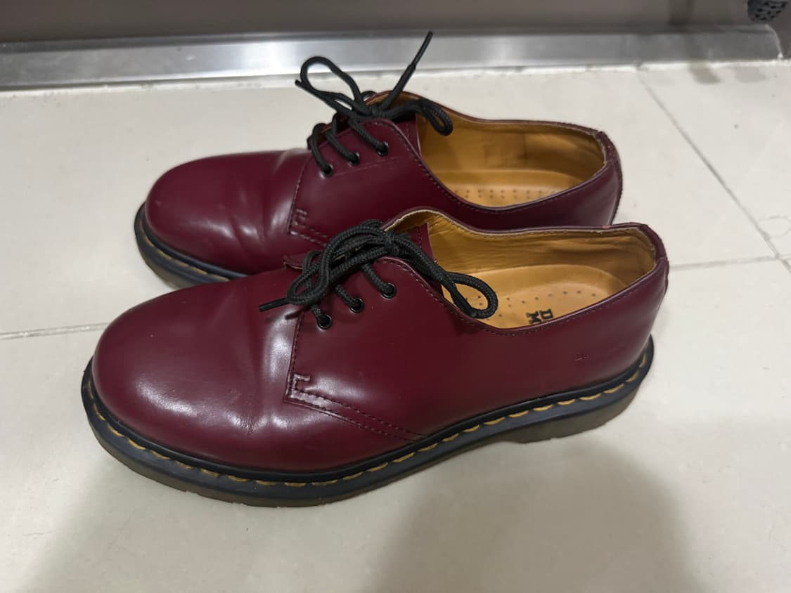 닥터마틴 1461 체리레드 스무스 UK6 상품이미지2