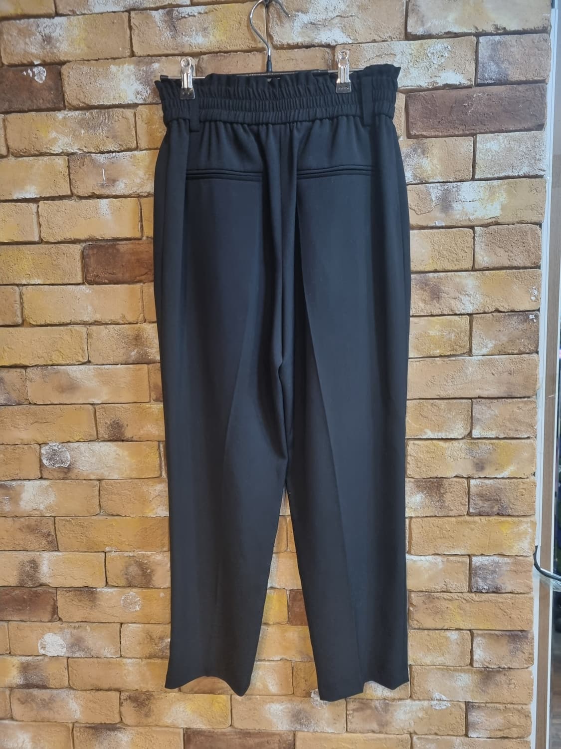 럭키슈에뜨 블랙 슬랙스 팬츠36 상품이미지2