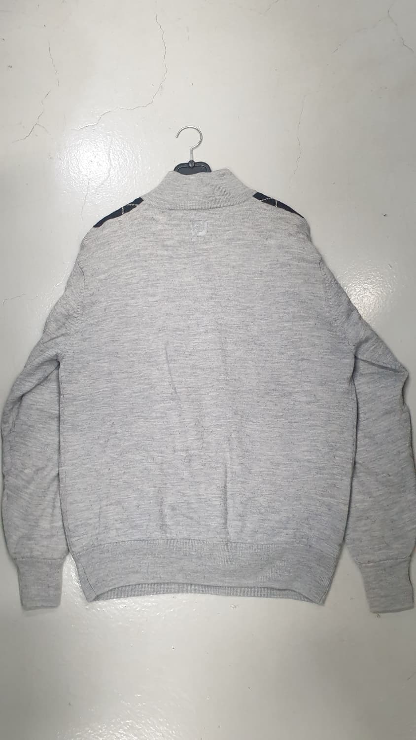 풋조이 아가일 울 반집업 방풍니트 L 상품이미지2