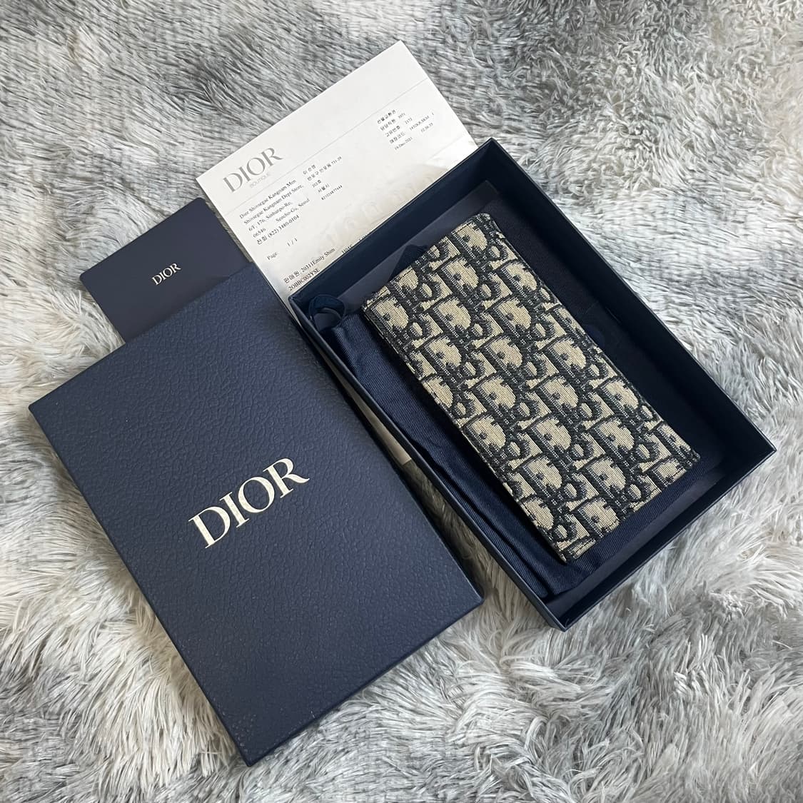 디올 오블리크 장지갑 백화점판 상품이미지2