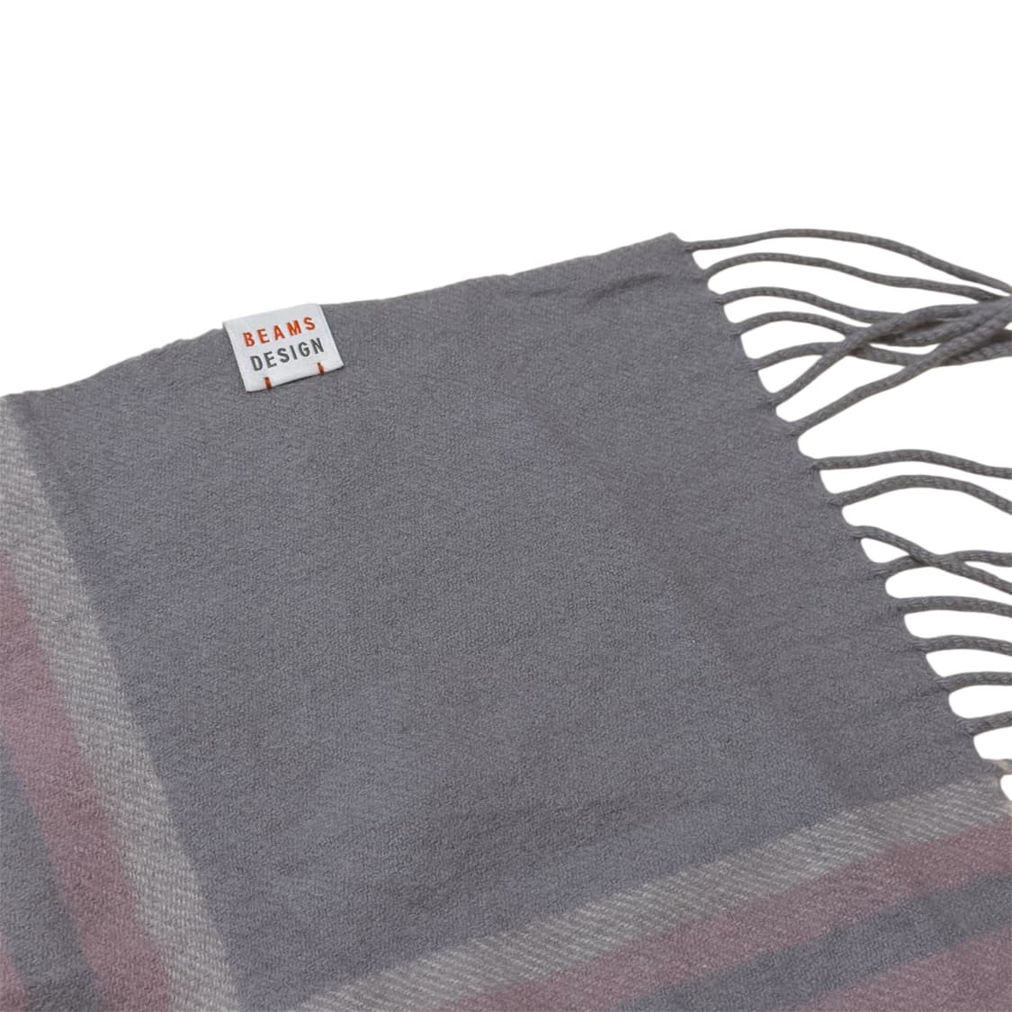 BEAMS DESIGN 캐시미어 혼방 클래식 체크 머플러 상품이미지7