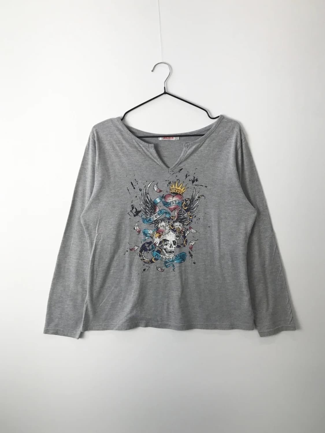 JPN Skull Crown Graphic Long Sleeve 상품이미지4