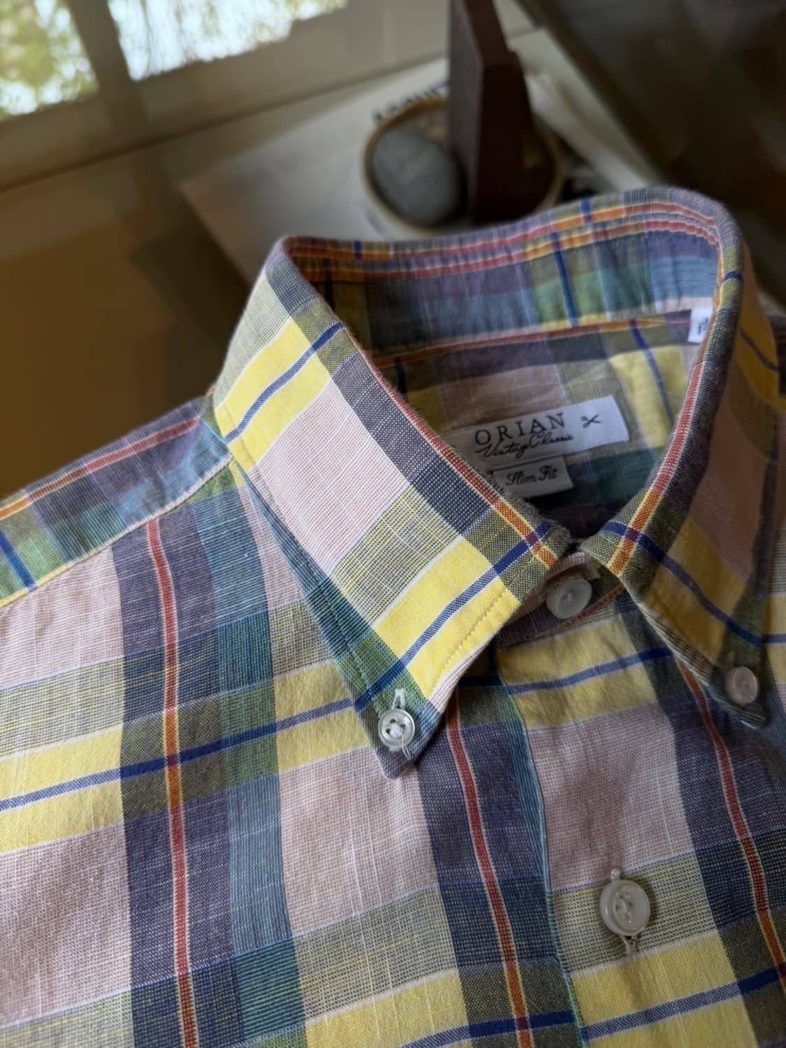오리앙 마드라스 셔츠 100 상품이미지7